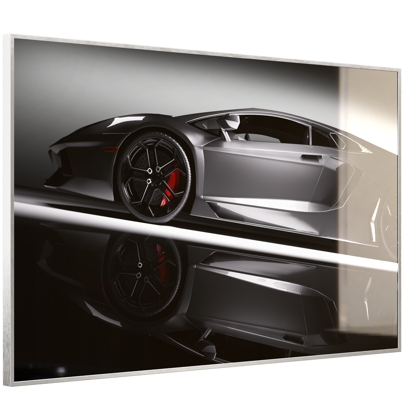 Deko Glas Wandbild Motiv 045 Sportwagen