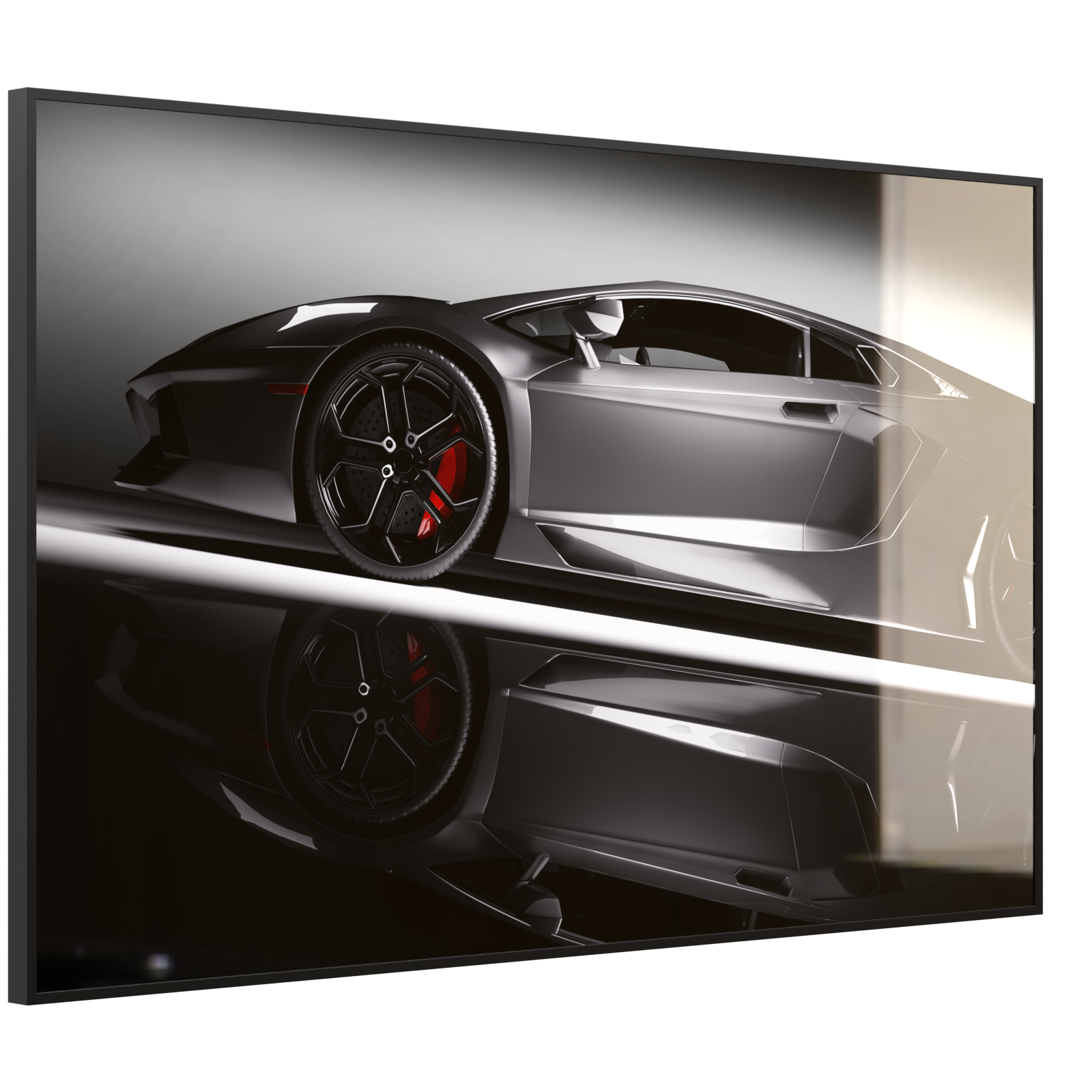 Deko Glas Wandbild Motiv 045 Sportwagen