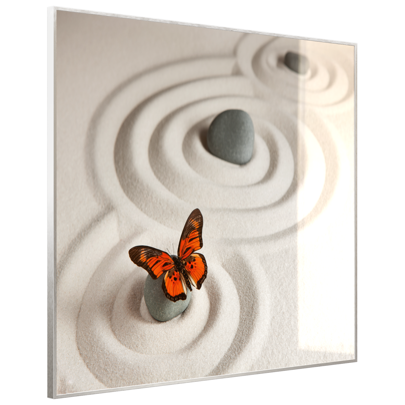 Deko Glas Wandbild Motiv 047 Zen-Steine