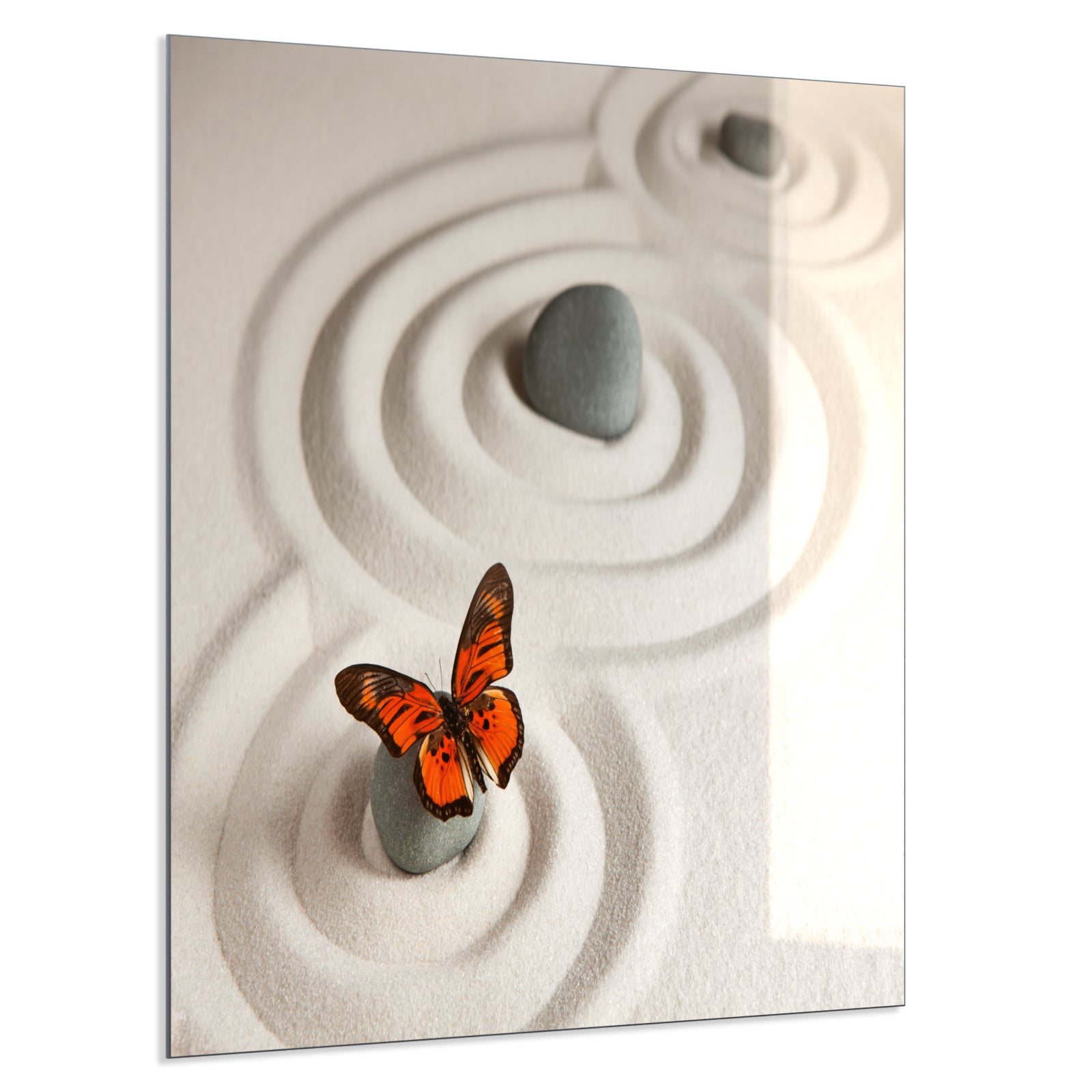 Deko Glas Wandbild Motiv 047 Zen-Steine