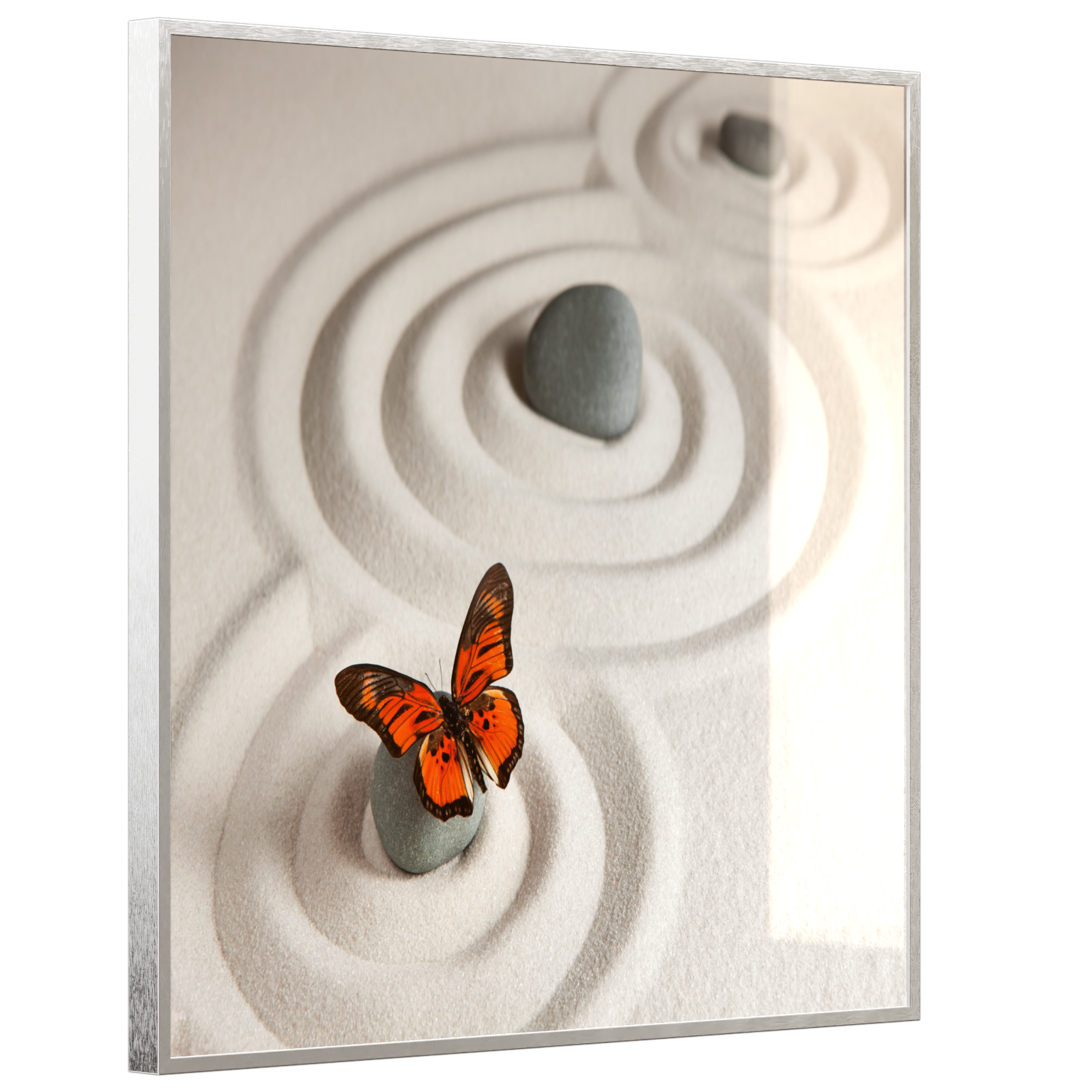 Deko Glas Wandbild Motiv 047 Zen-Steine