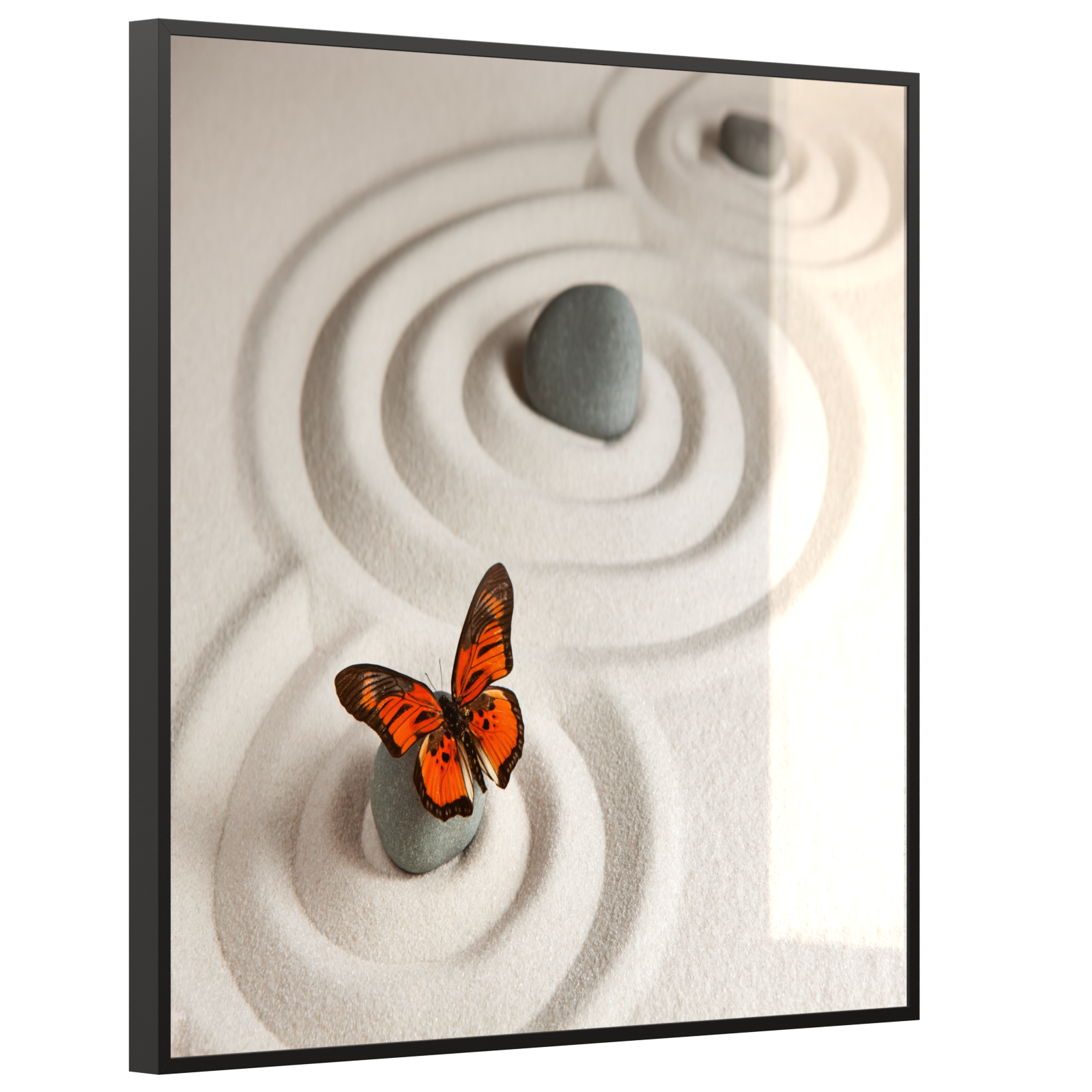 Deko Glas Wandbild Motiv 047 Zen-Steine
