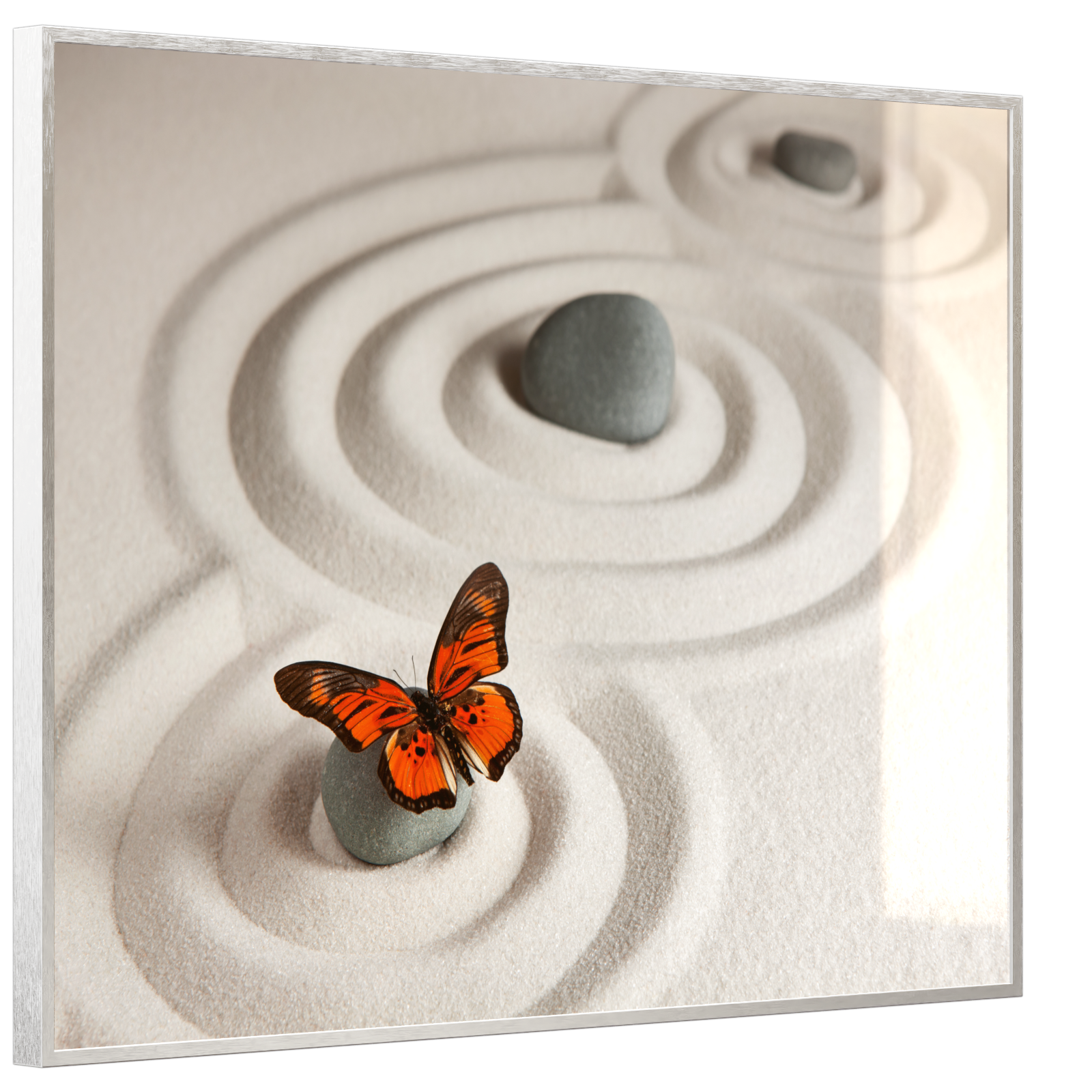 Deko Glas Wandbild Motiv 047 Zen-Steine