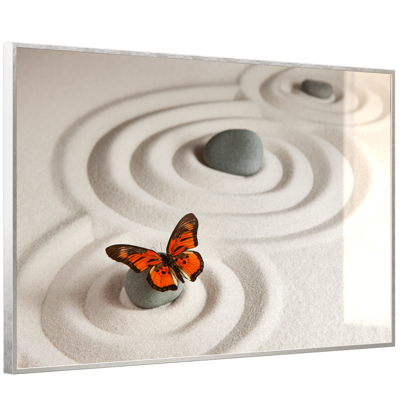 Deko Glas Wandbild Motiv 047 Zen-Steine