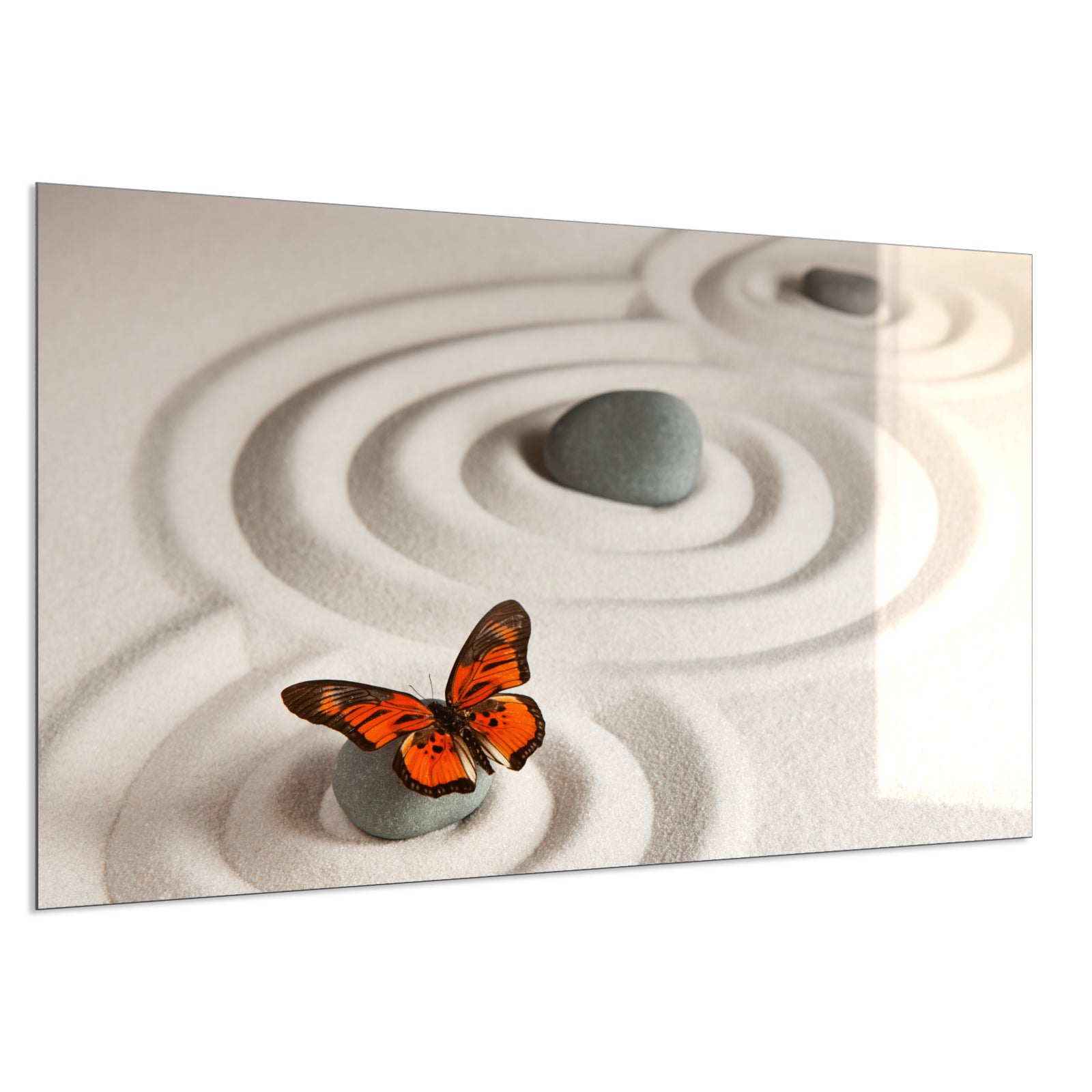 Deko Glas Wandbild Motiv 047 Zen-Steine
