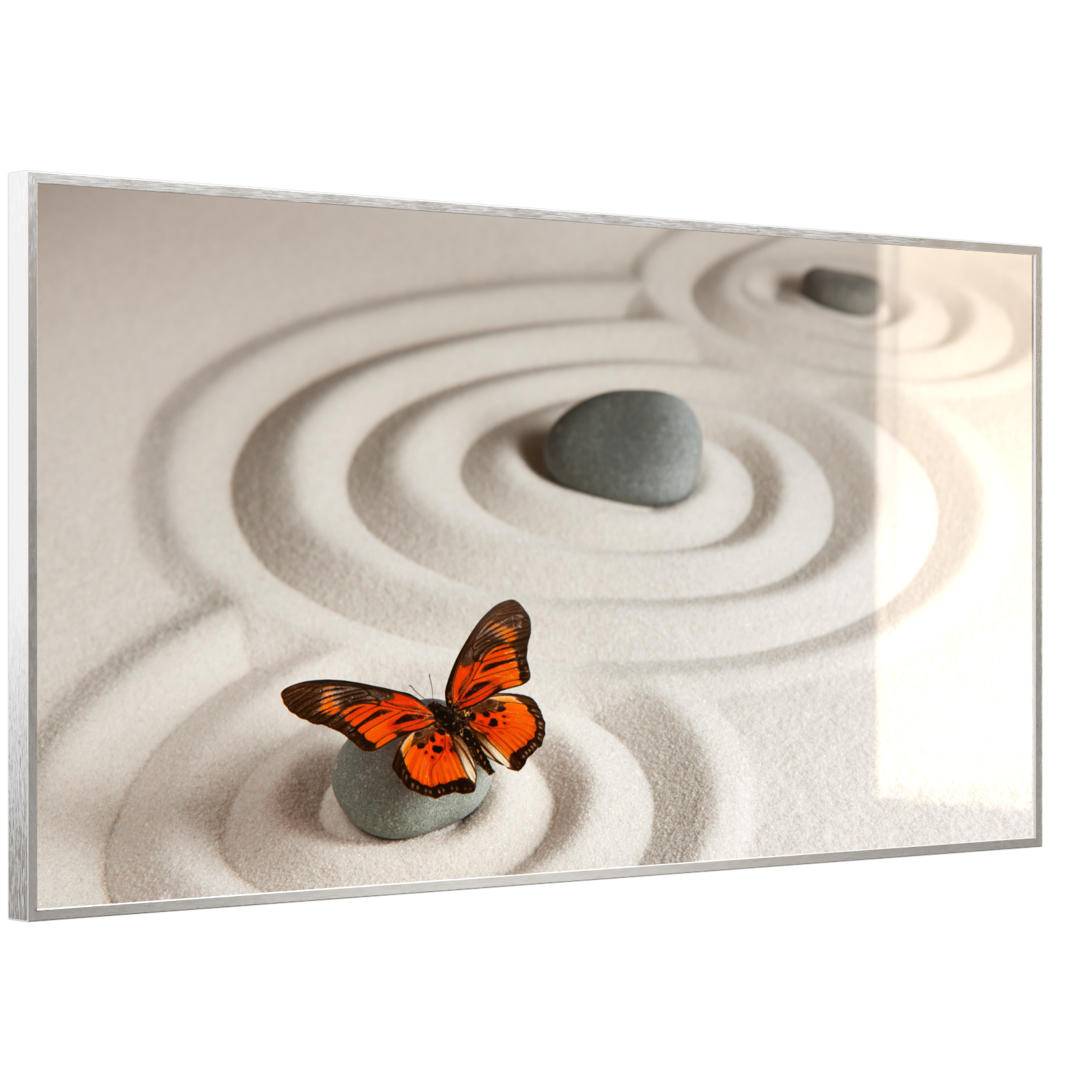 Deko Glas Wandbild Motiv 047 Zen-Steine