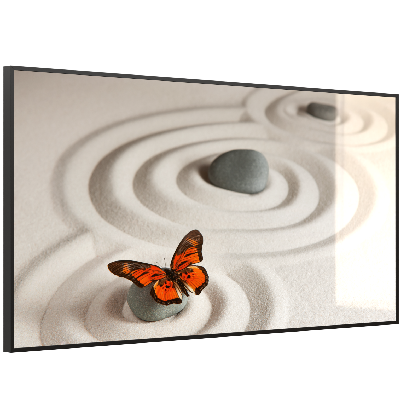 Deko Glas Wandbild Motiv 047 Zen-Steine