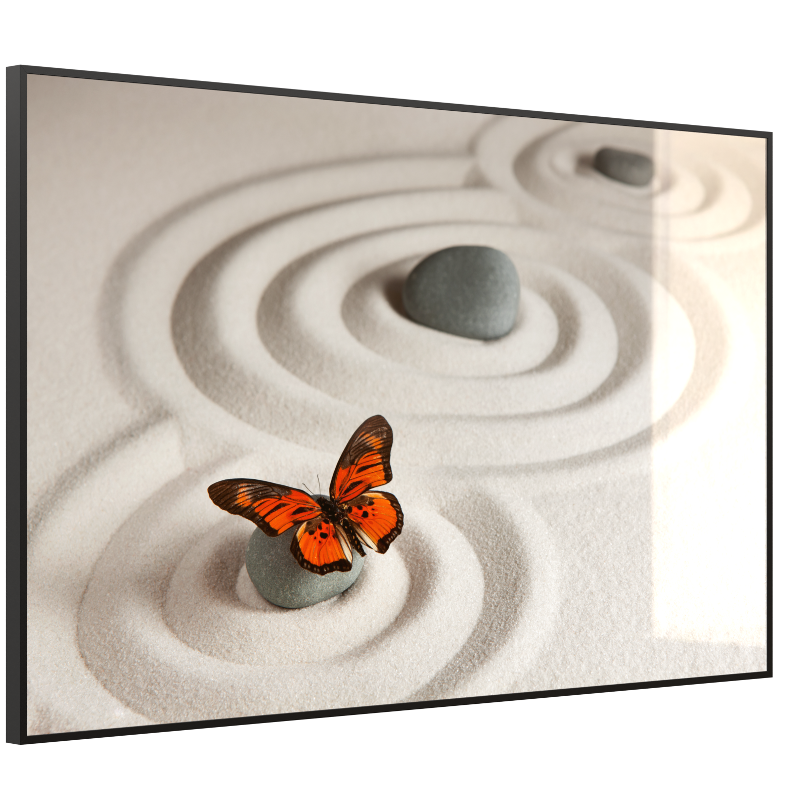Deko Glas Wandbild Motiv 047 Zen-Steine