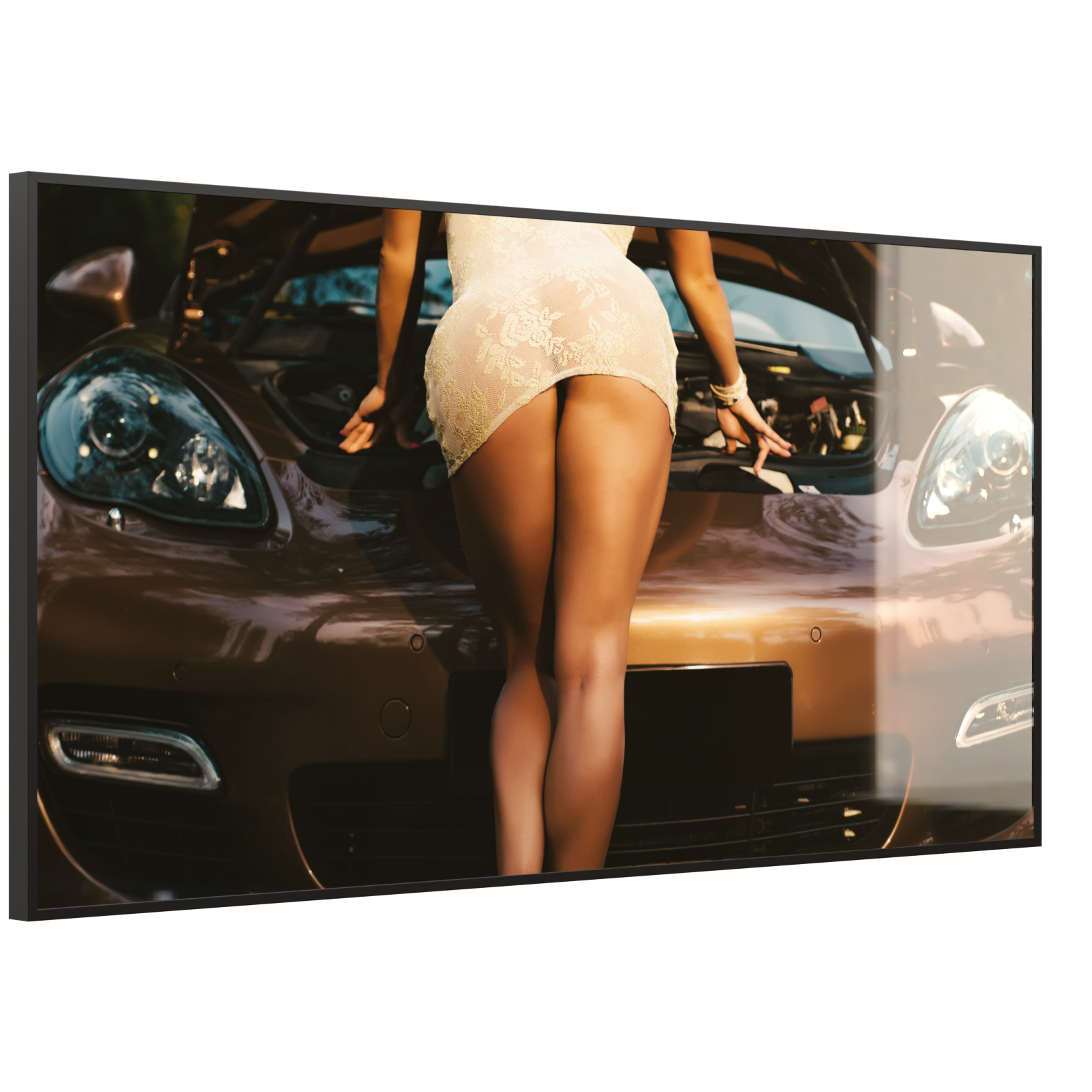 Deko Glas Wandbild Motiv 064 Car Service