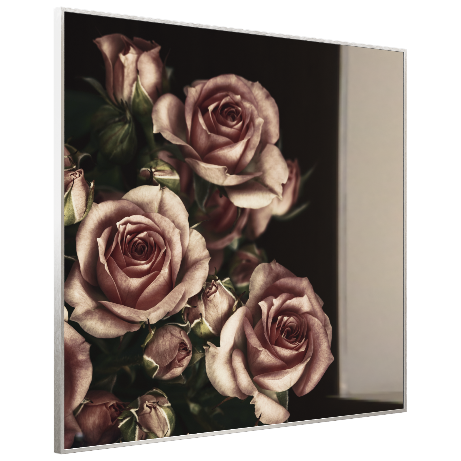 Deko Glas Wandbild Motiv 007 Rosen