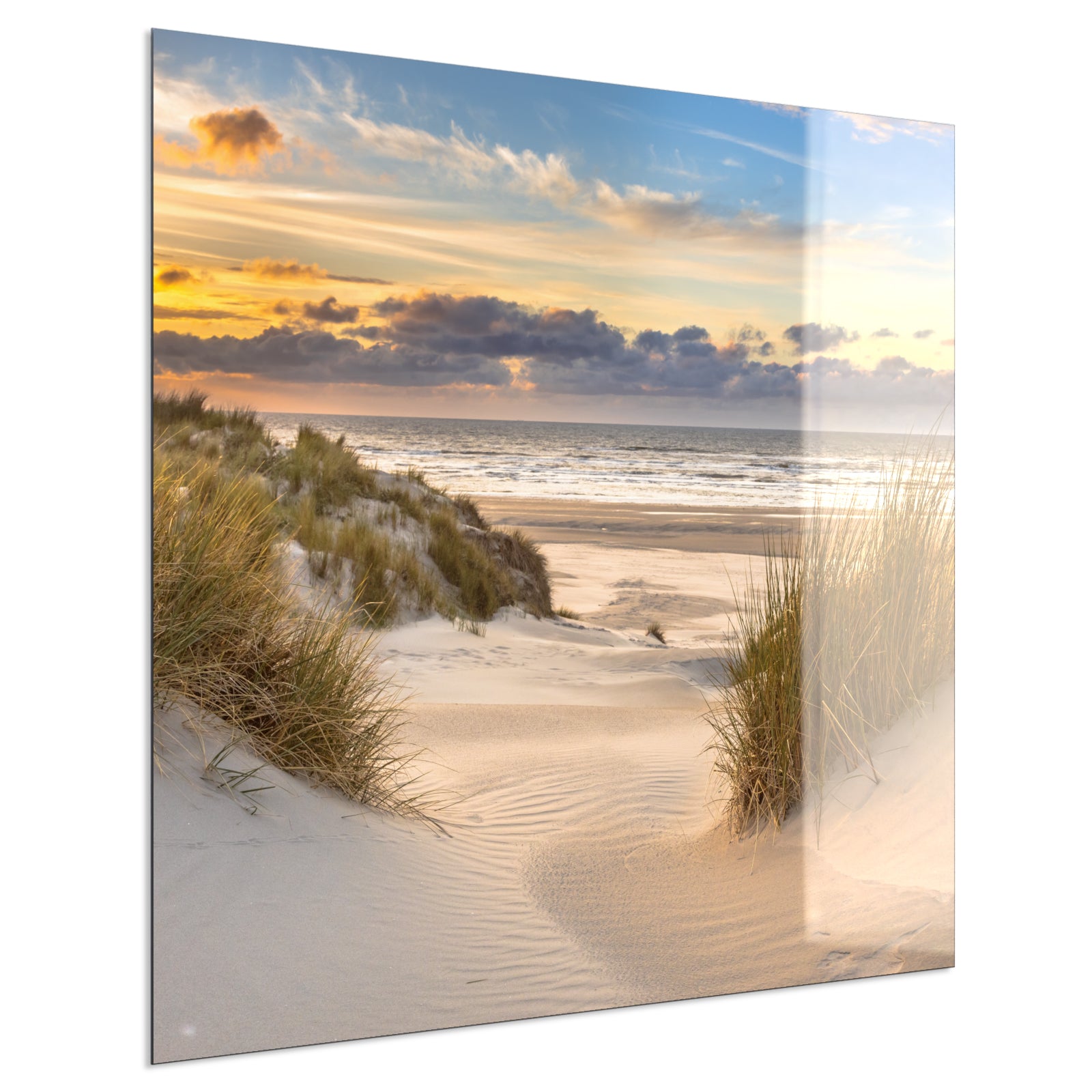 Deko Glas Wandbild Motiv 073 Sanddünen