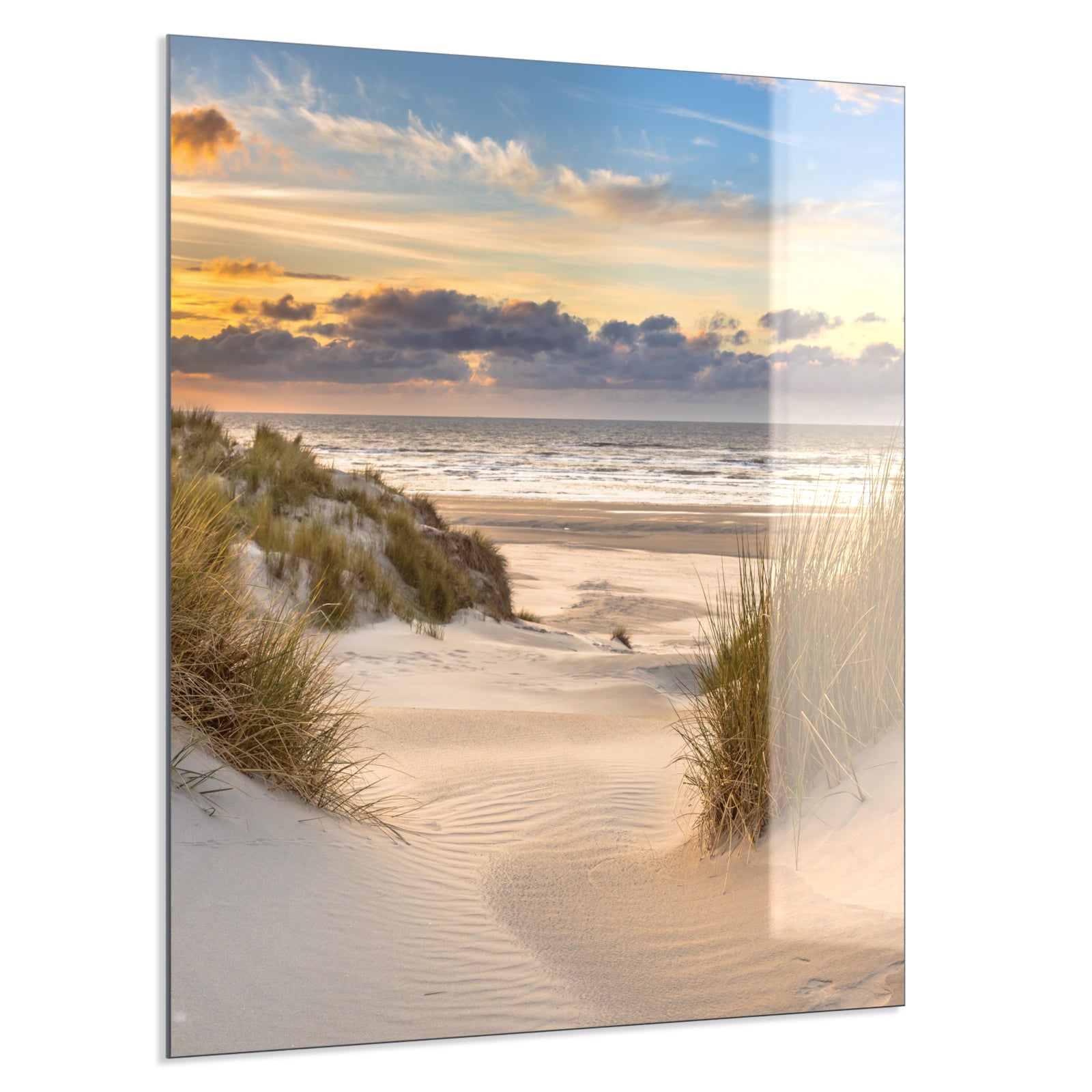 Deko Glas Wandbild Motiv 073 Sanddünen
