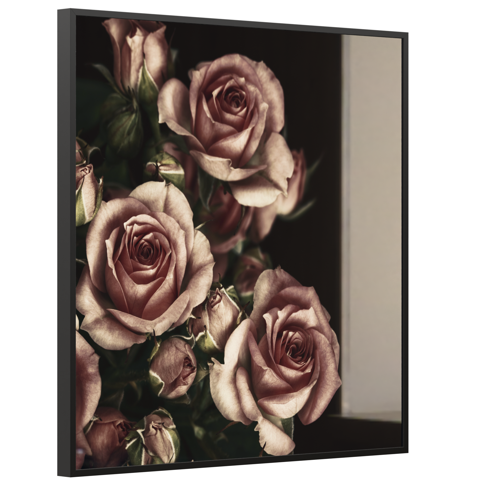 Deko Glas Wandbild Motiv 007H Rosen