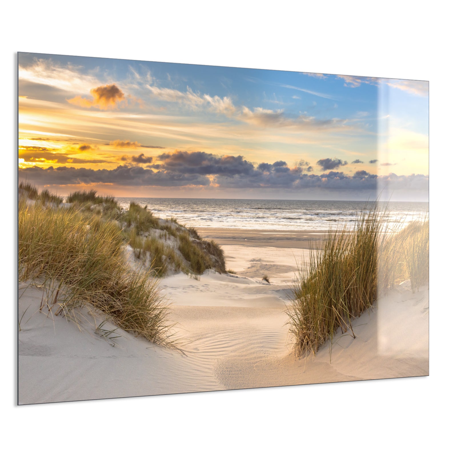 Deko Glas Wandbild Motiv 073 Sanddünen
