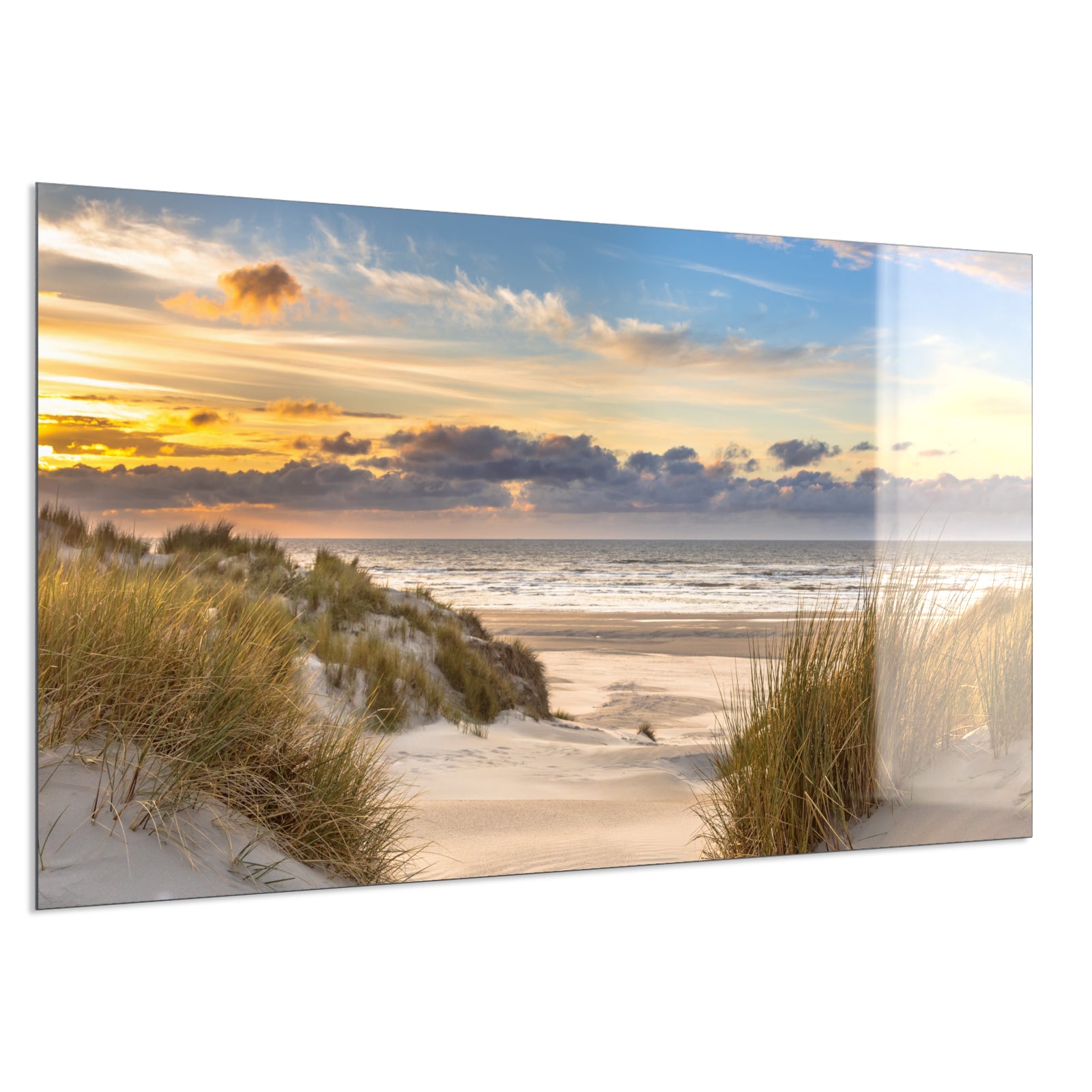 Deko Glas Wandbild Motiv 073 Sanddünen