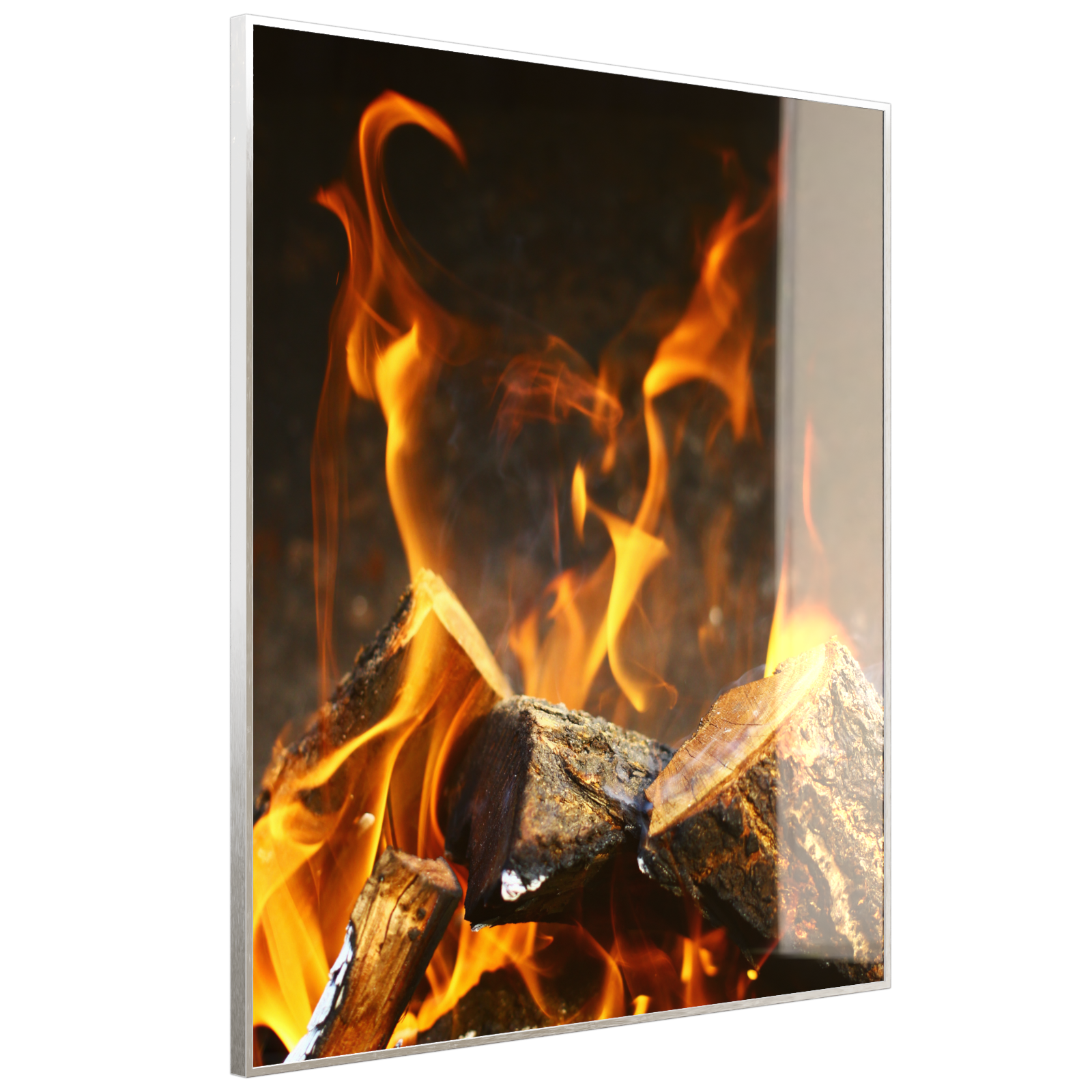 Deko Glas Wandbild Motiv 077h Feuerstelle