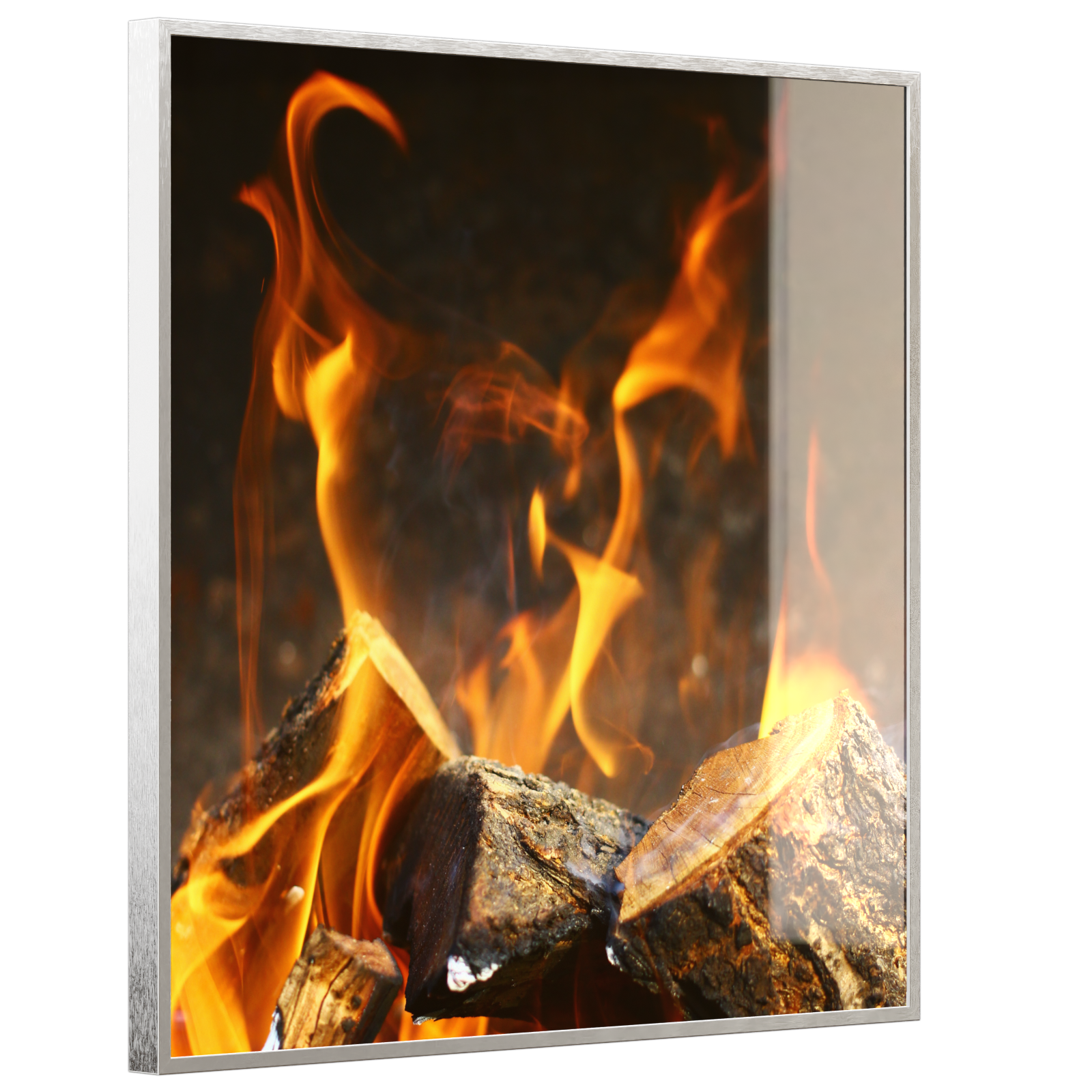 Deko Glas Wandbild Motiv 077h Feuerstelle