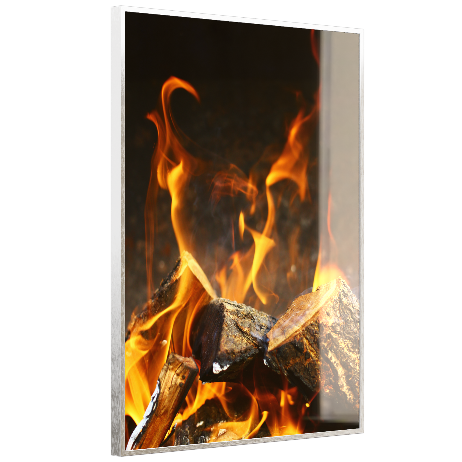 Deko Glas Wandbild Motiv 077h Feuerstelle