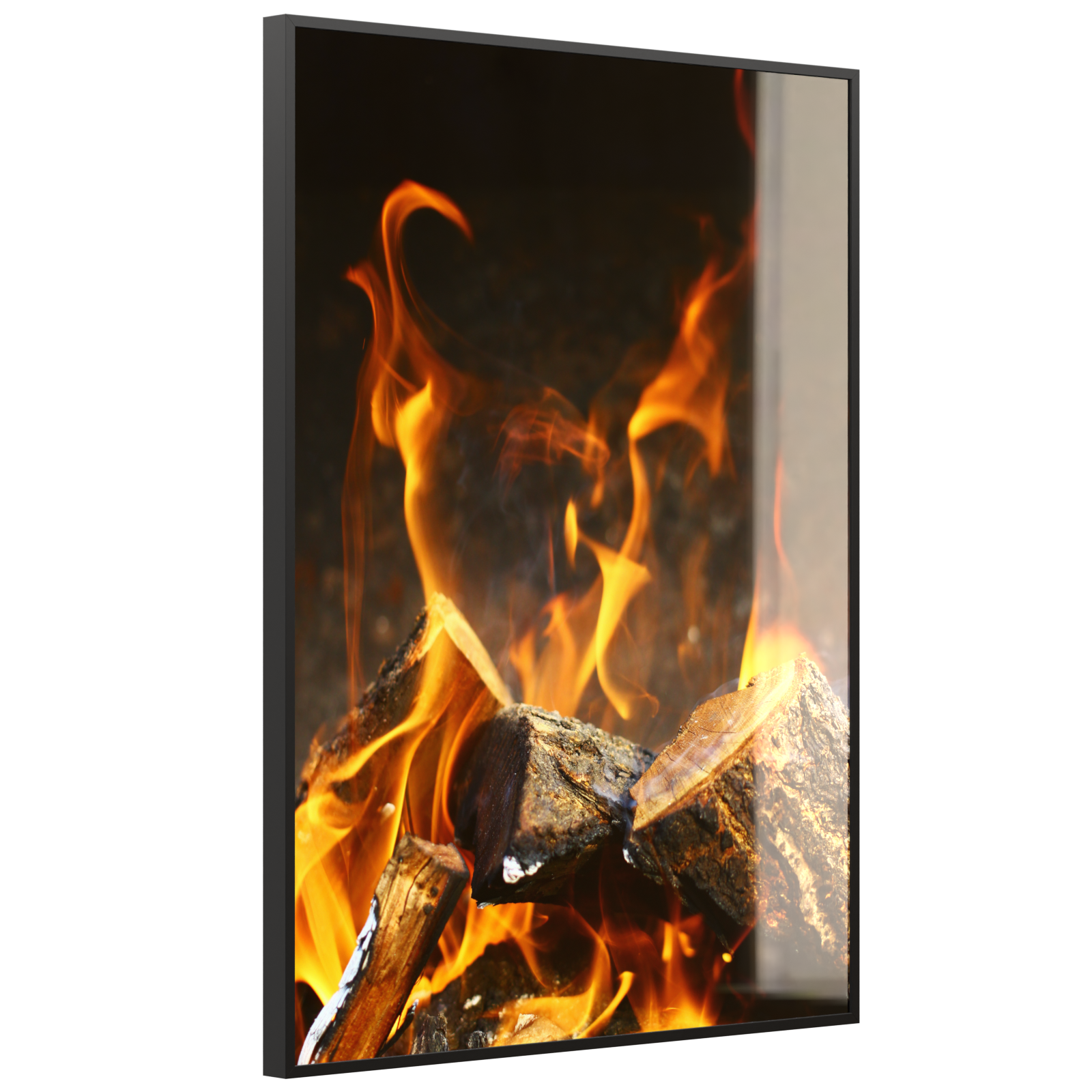 Deko Glas Wandbild Motiv 077h Feuerstelle
