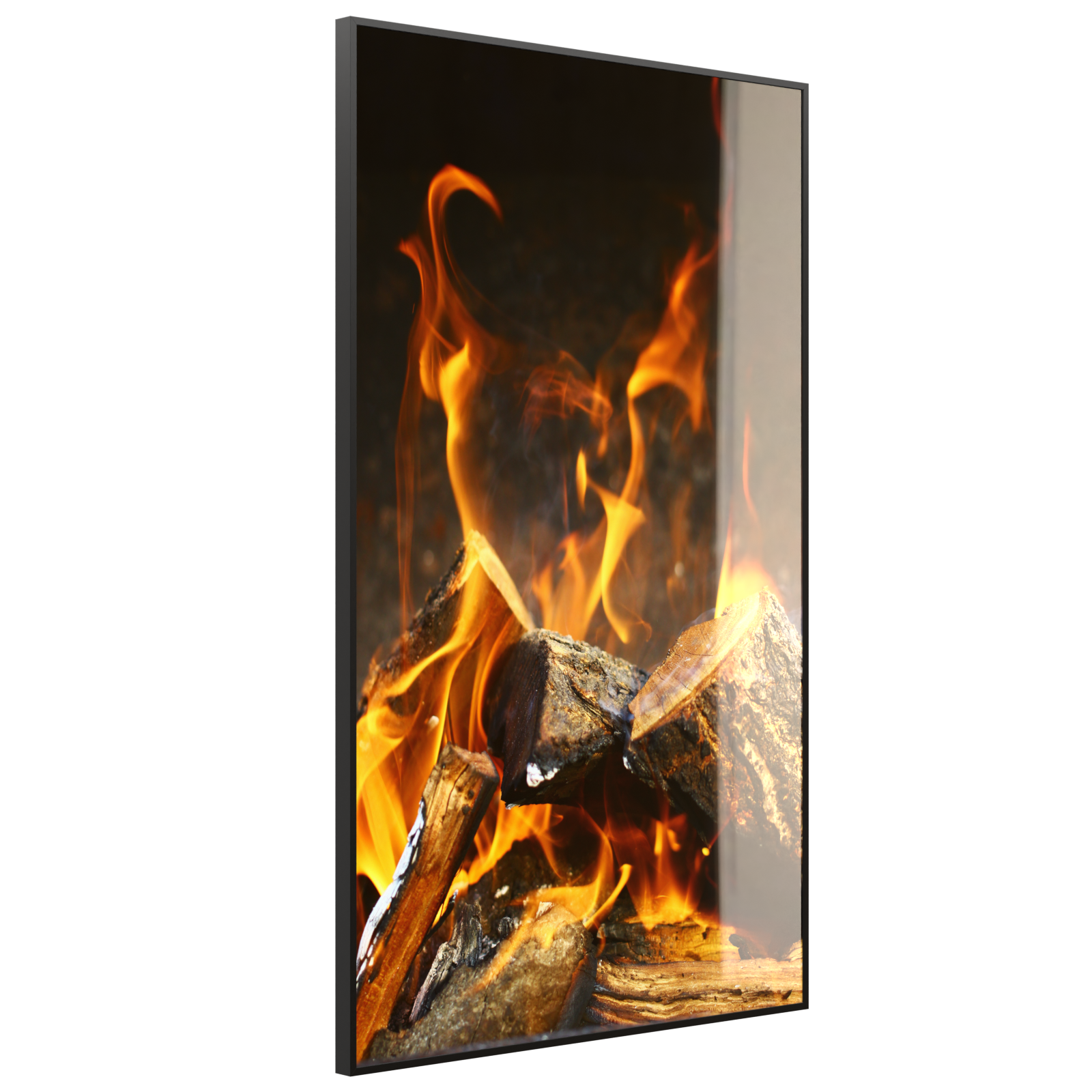 Deko Glas Wandbild Motiv 077h Feuerstelle