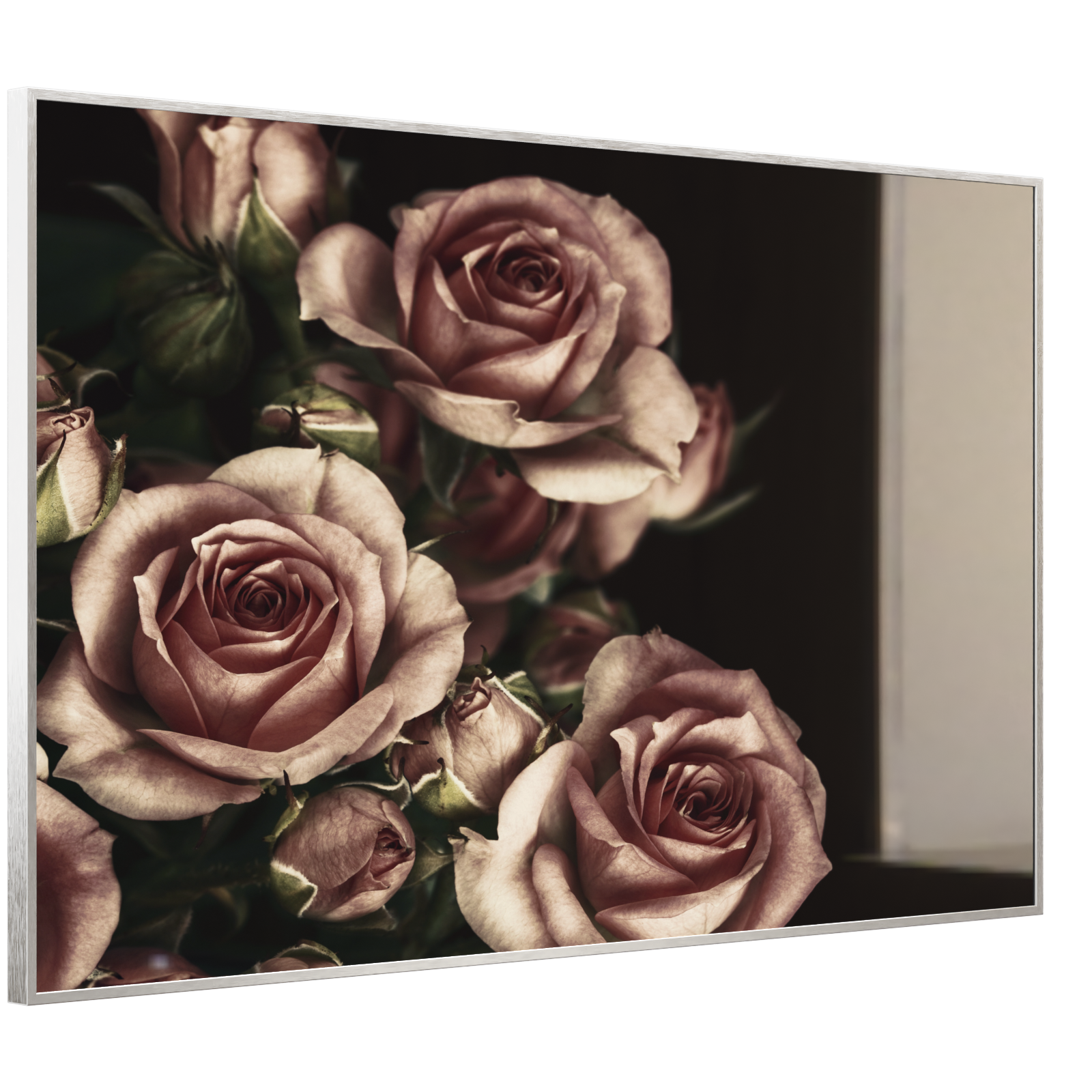 Deko Glas Wandbild Motiv 007 Rosen