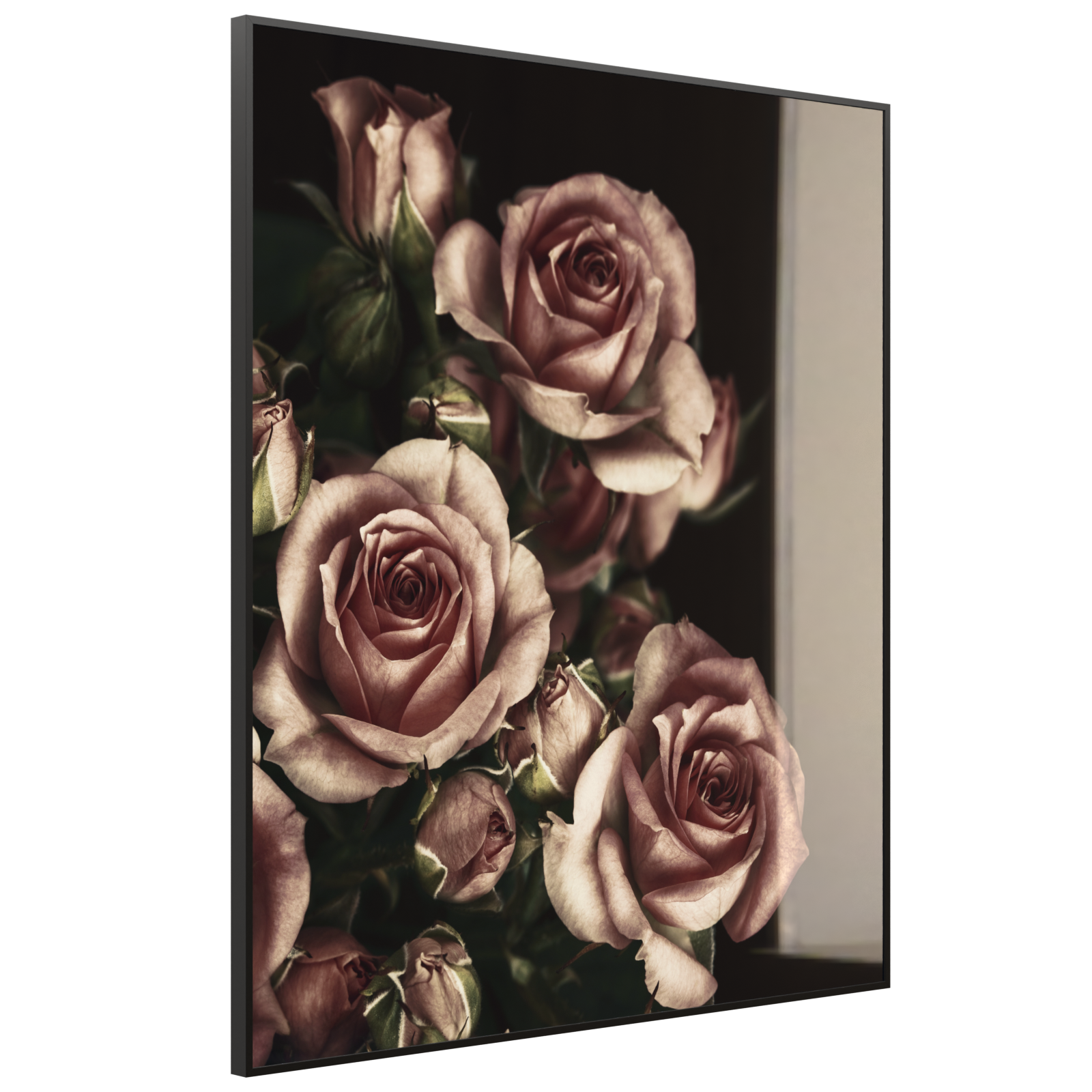 Deko Glas Wandbild Motiv 007H Rosen