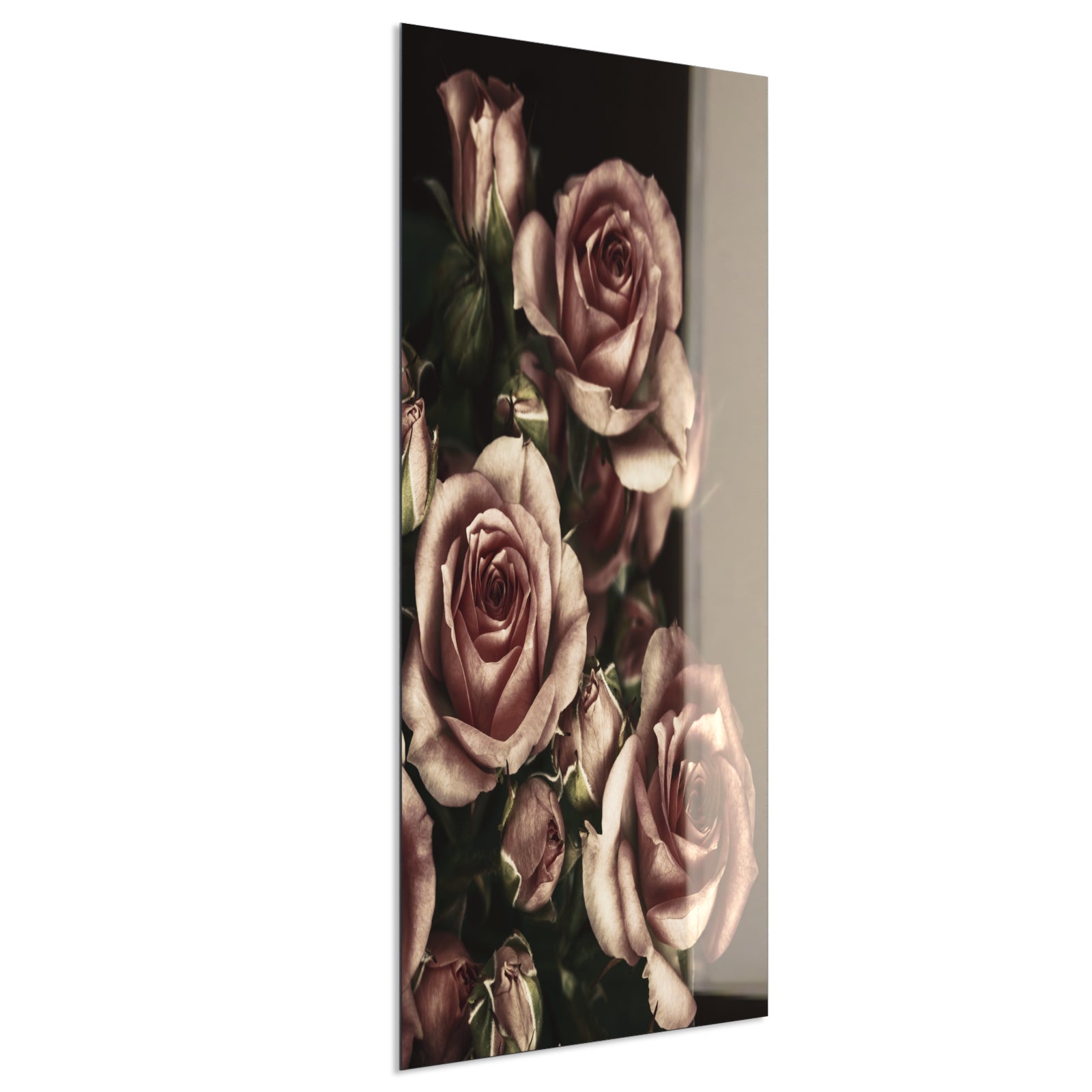 Deko Glas Wandbild Motiv 007H Rosen