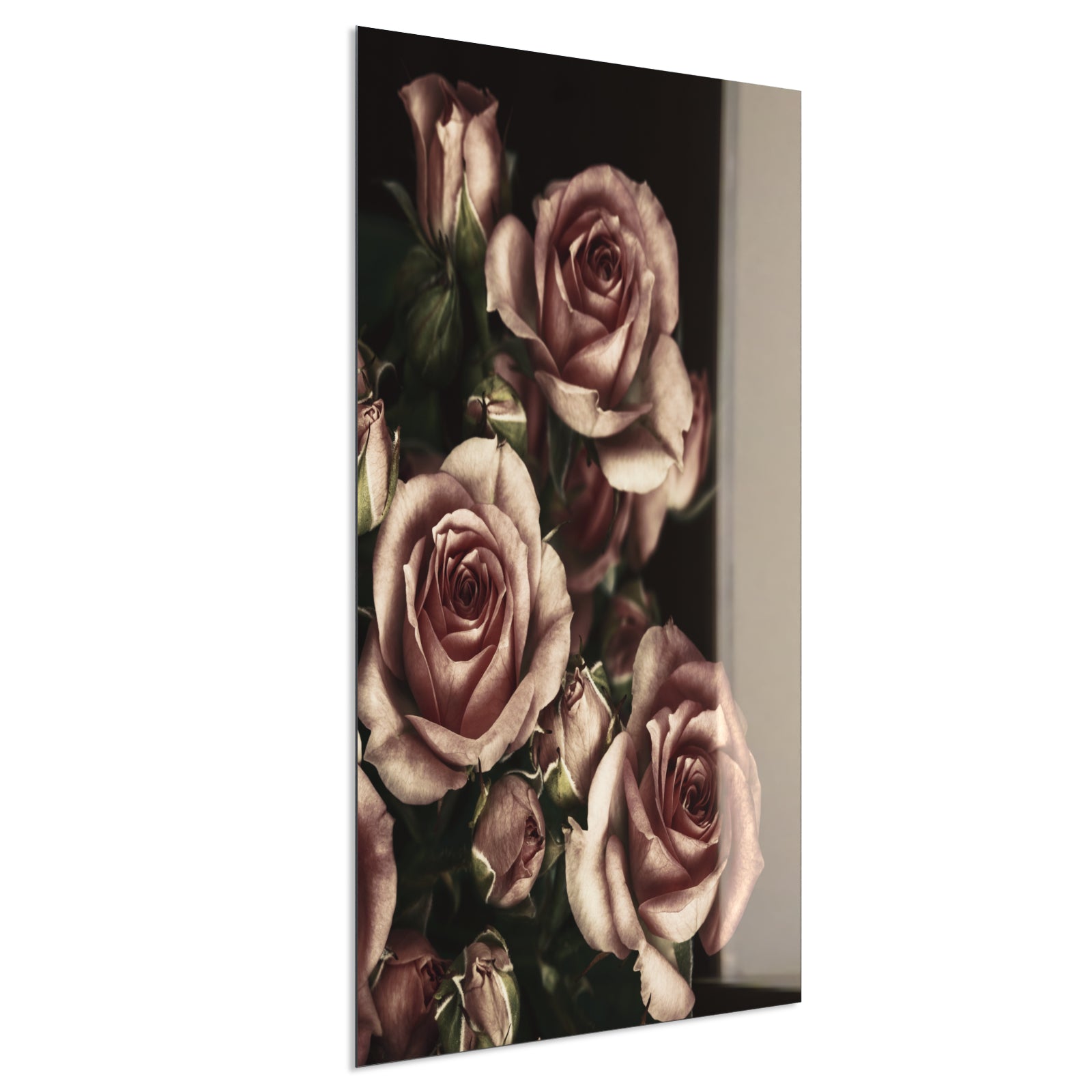 Deko Glas Wandbild Motiv 007H Rosen