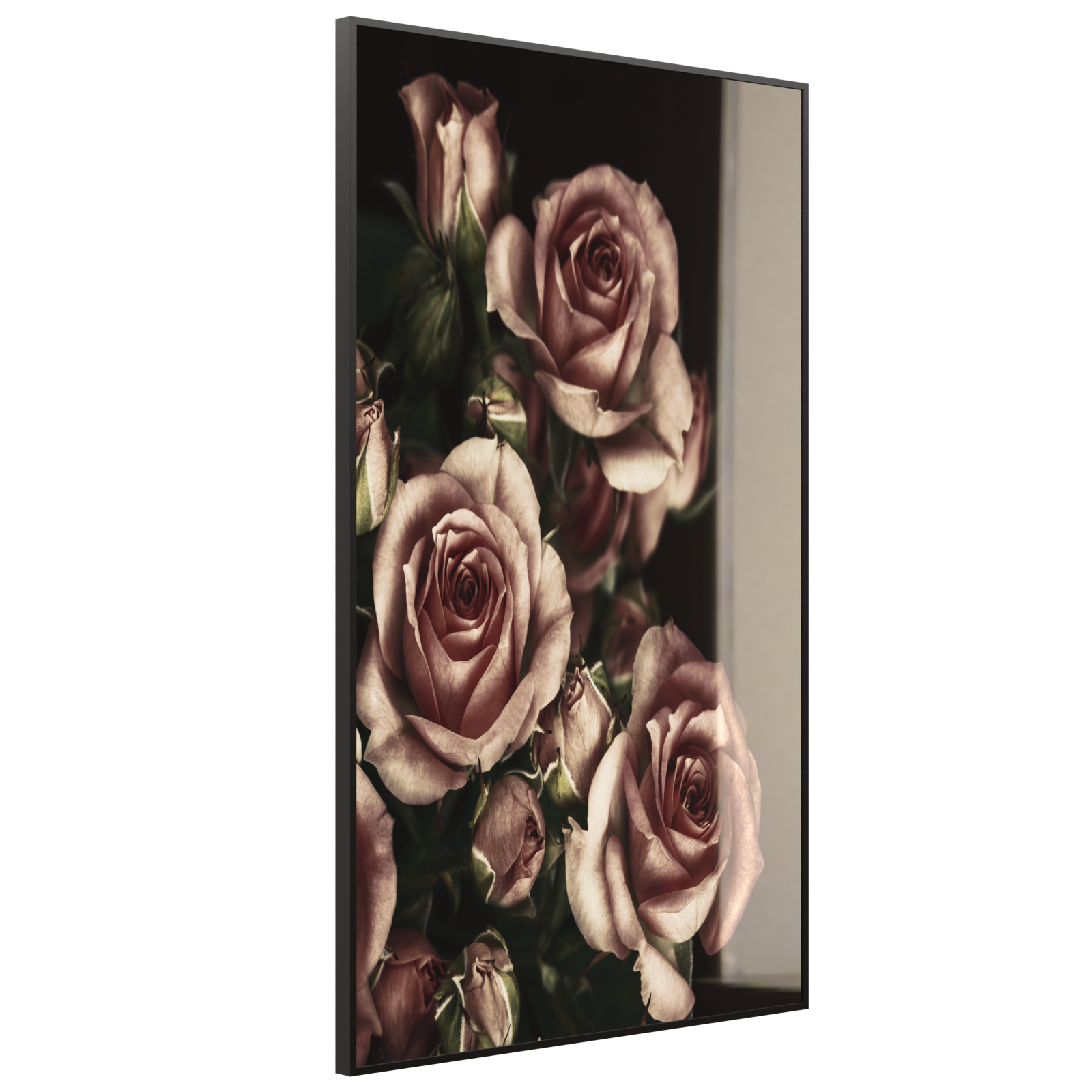 Deko Glas Wandbild Motiv 007H Rosen