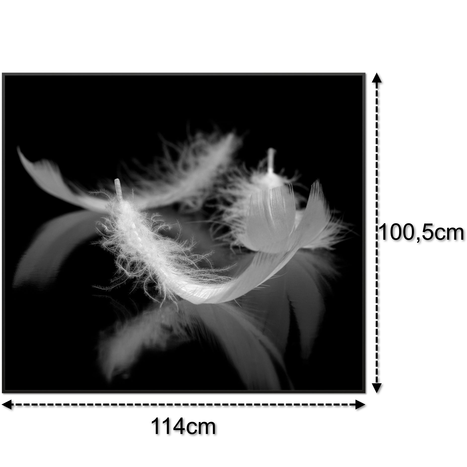 Bild Infrarotheizung 1200W 18 Schwarz