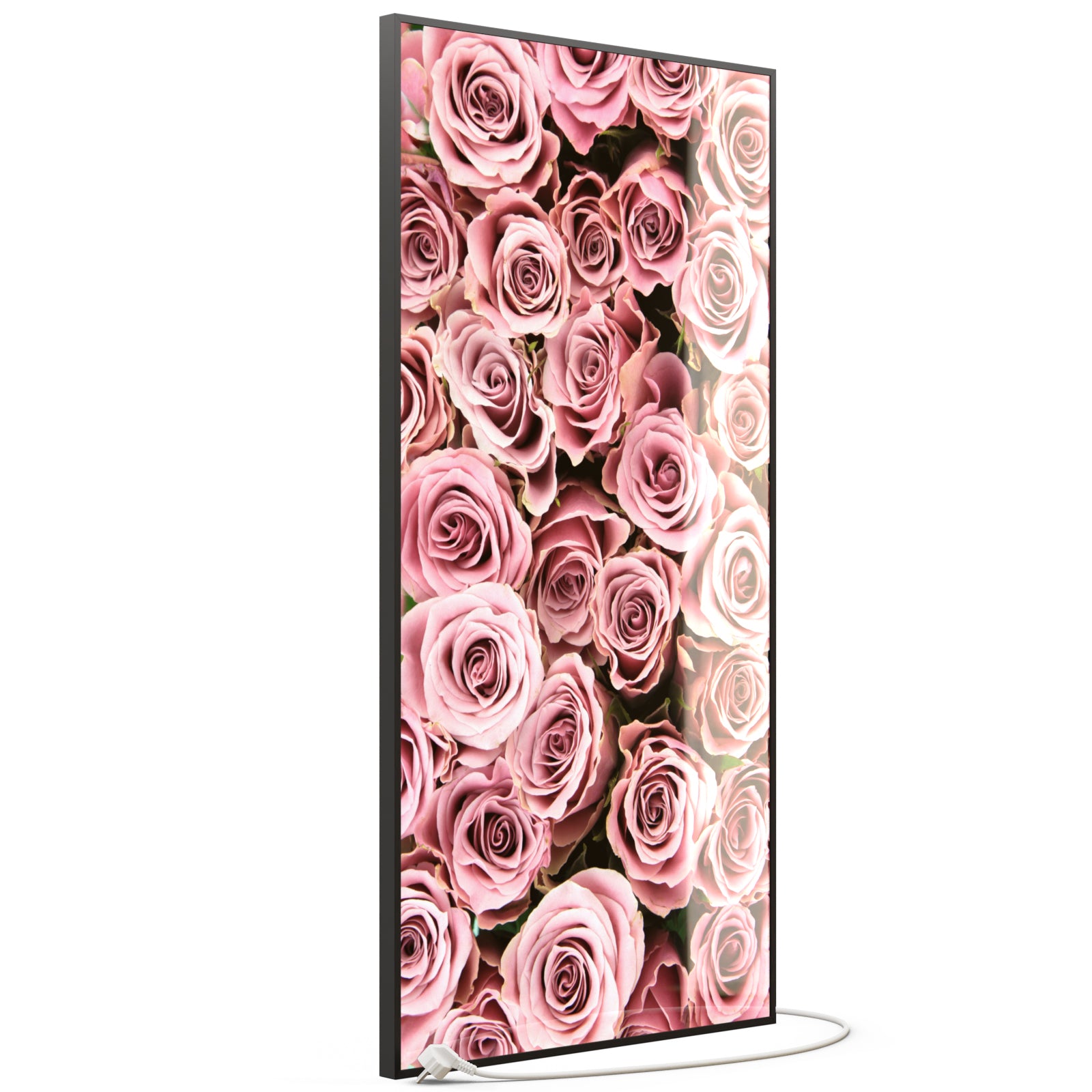 Glas Infrarotheizung 750W 021H Schwarz