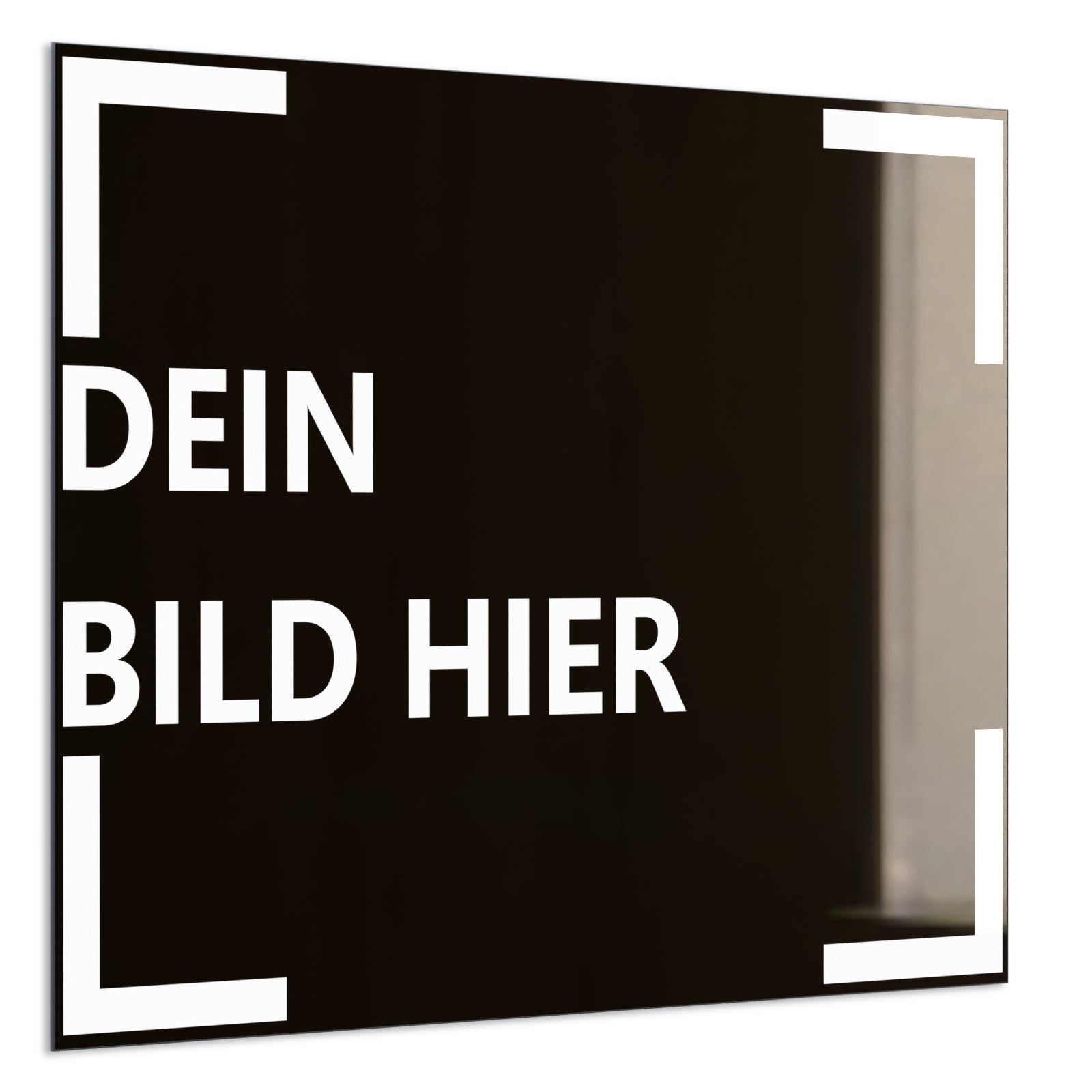 Deko Glas Bild Eigenes Motiv 80,5x60,5cm