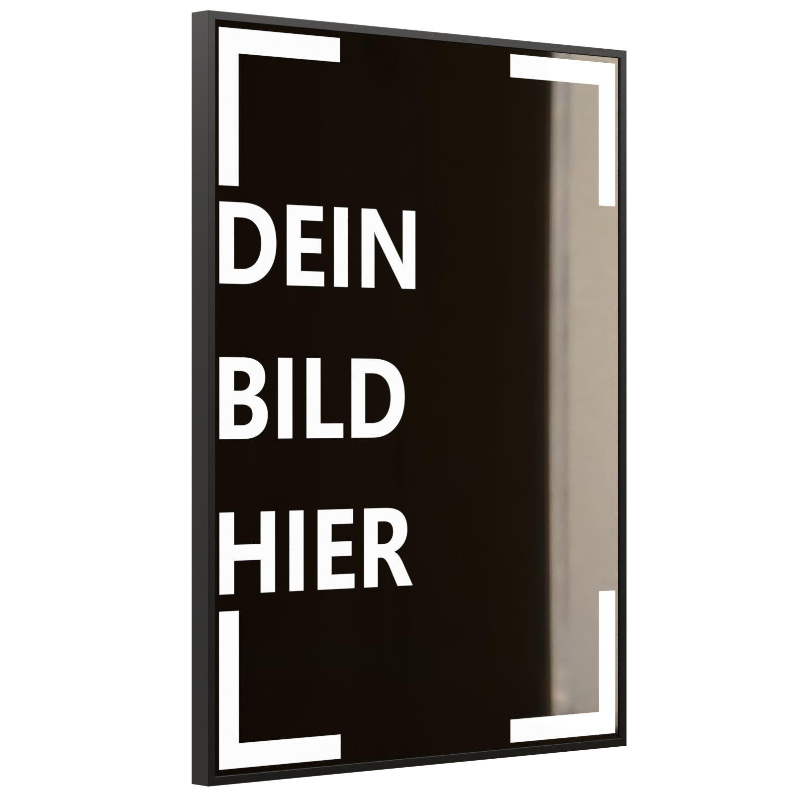 Deko Glas Bild Eigenes Motiv 60,5x80,5cm Hochformat