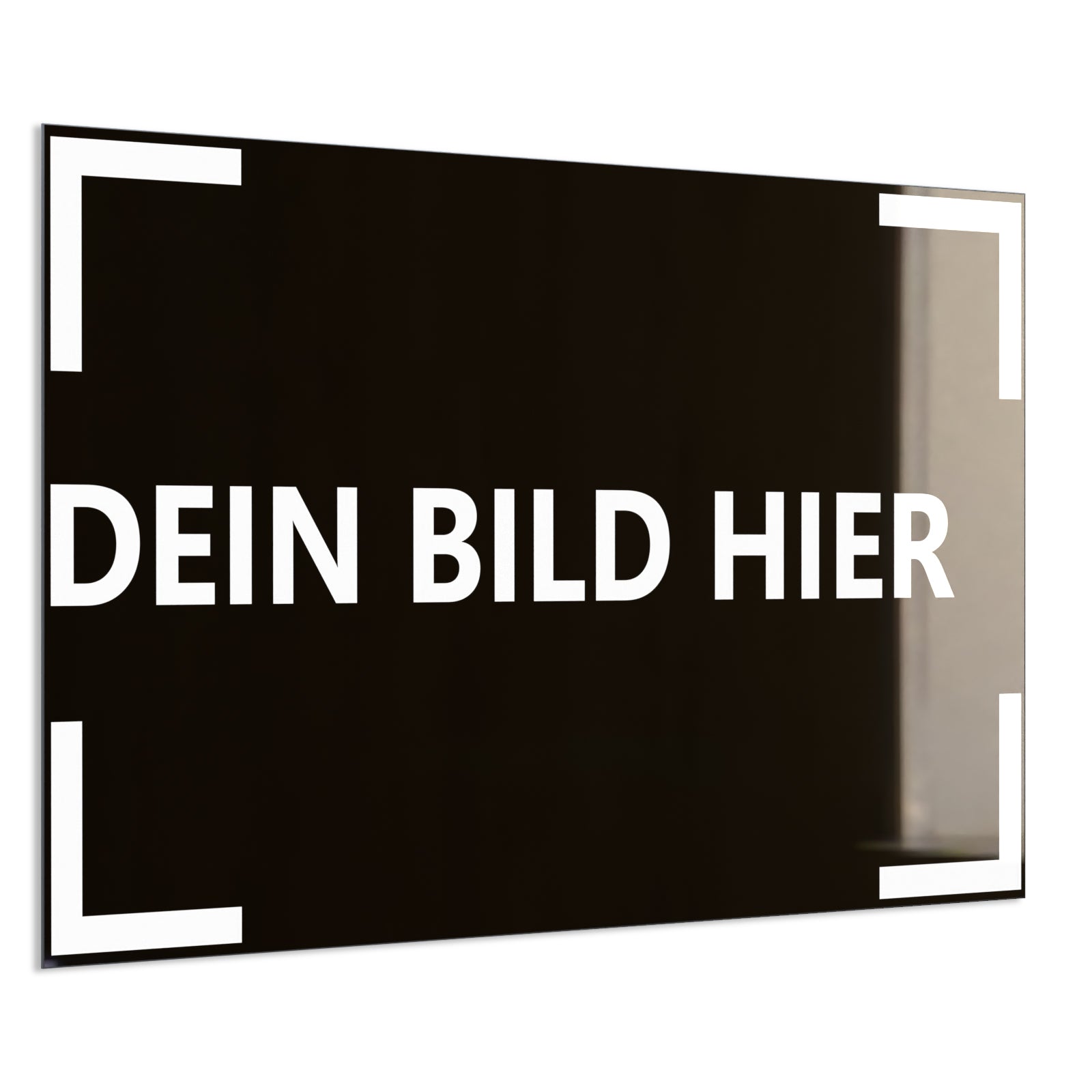 Deko Glas Bild Eigenes Motiv 100,5x60,5cm