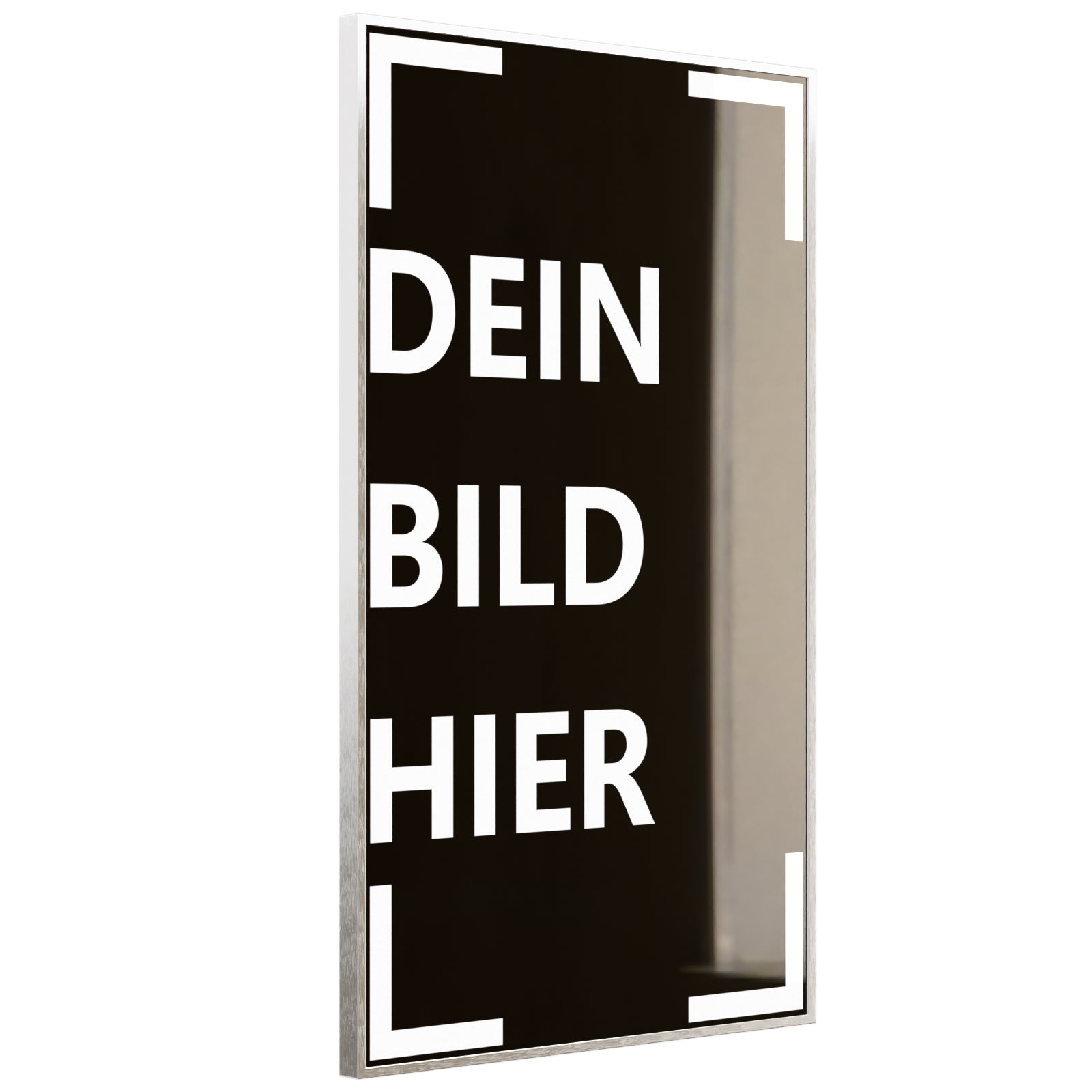 Deko Glas Bild Eigenes Motiv 60,5x100,5cm Hochformat