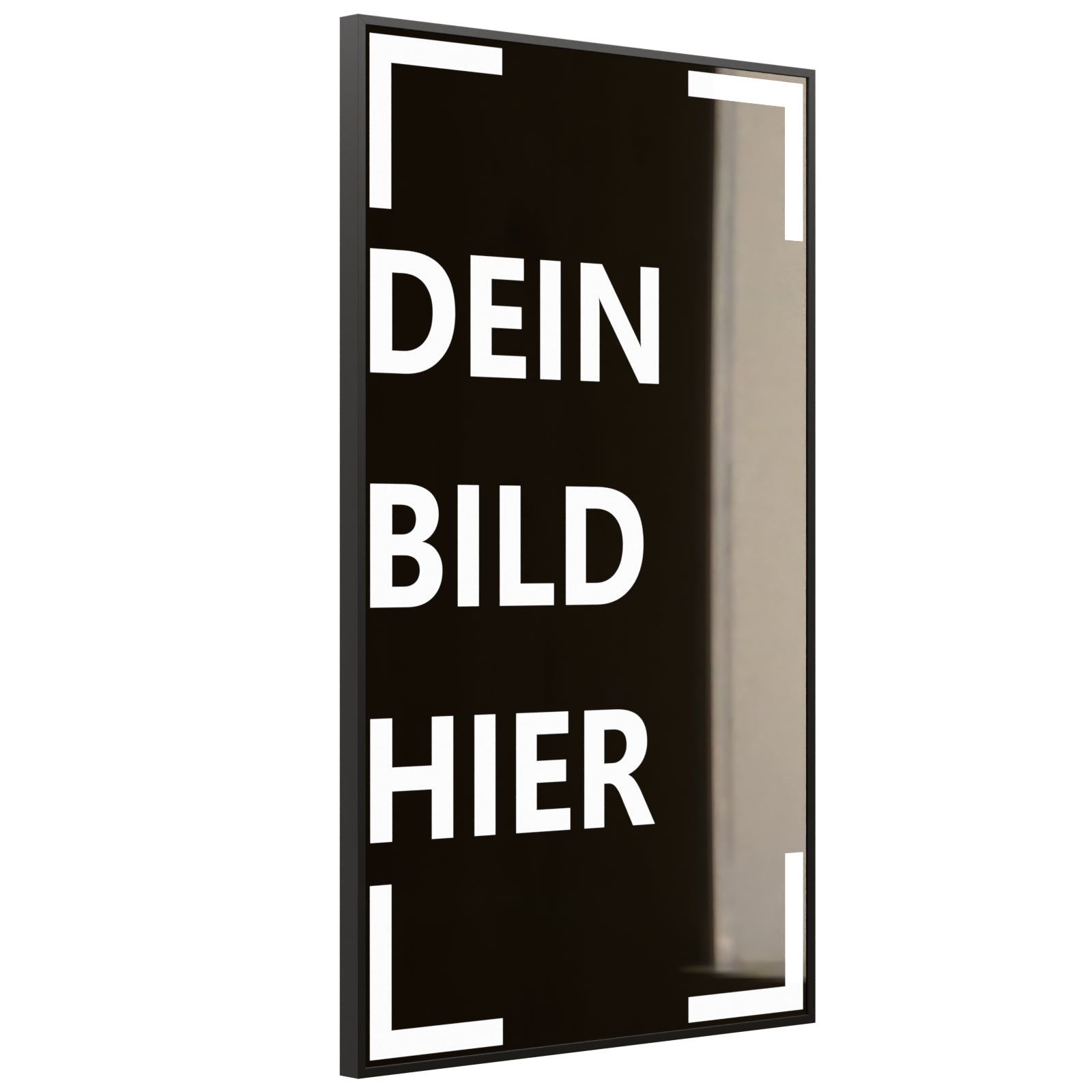 Deko Glas Bild Eigenes Motiv 60,5x100,5cm Hochformat