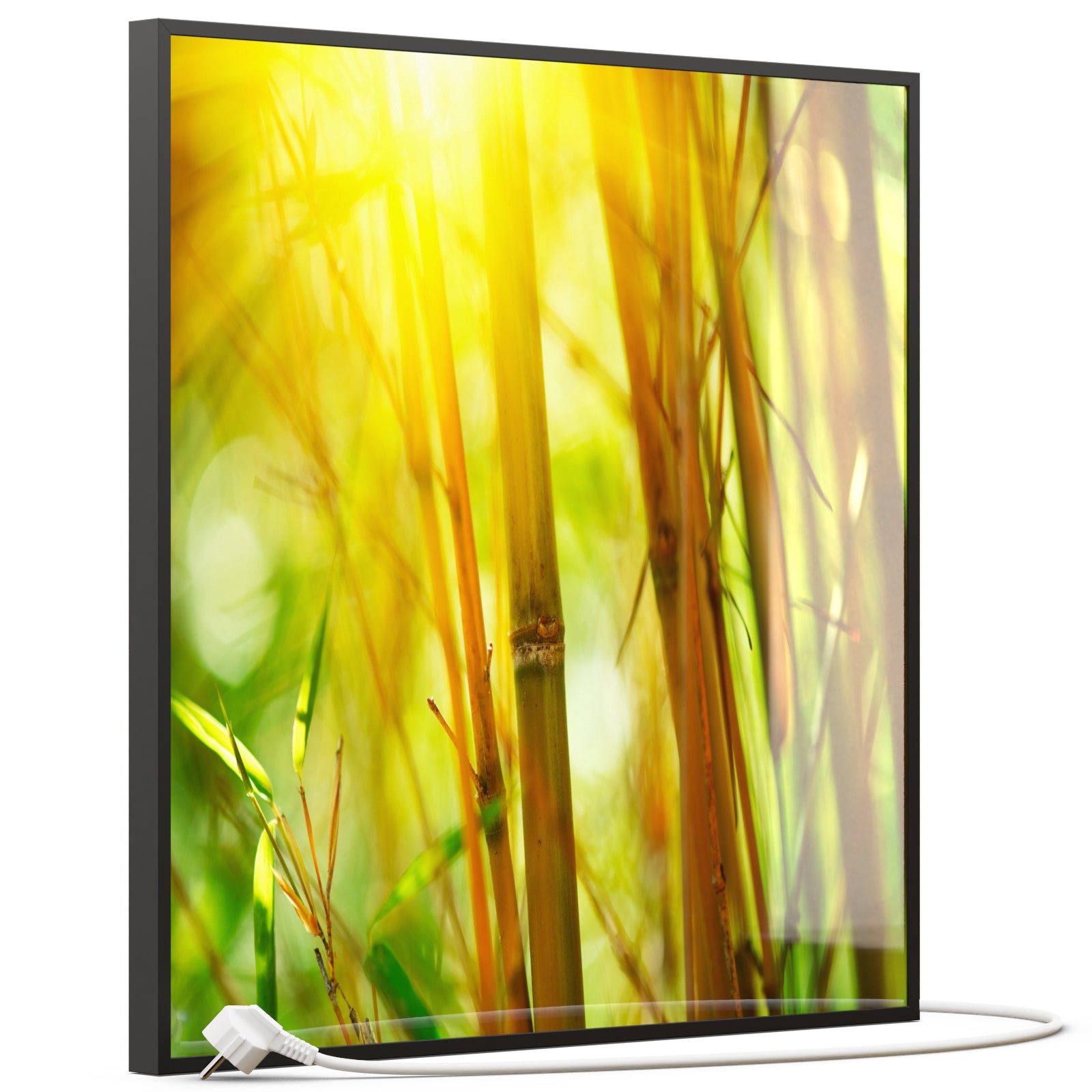 Glas Infrarotheizung 350W 062 Schwarz