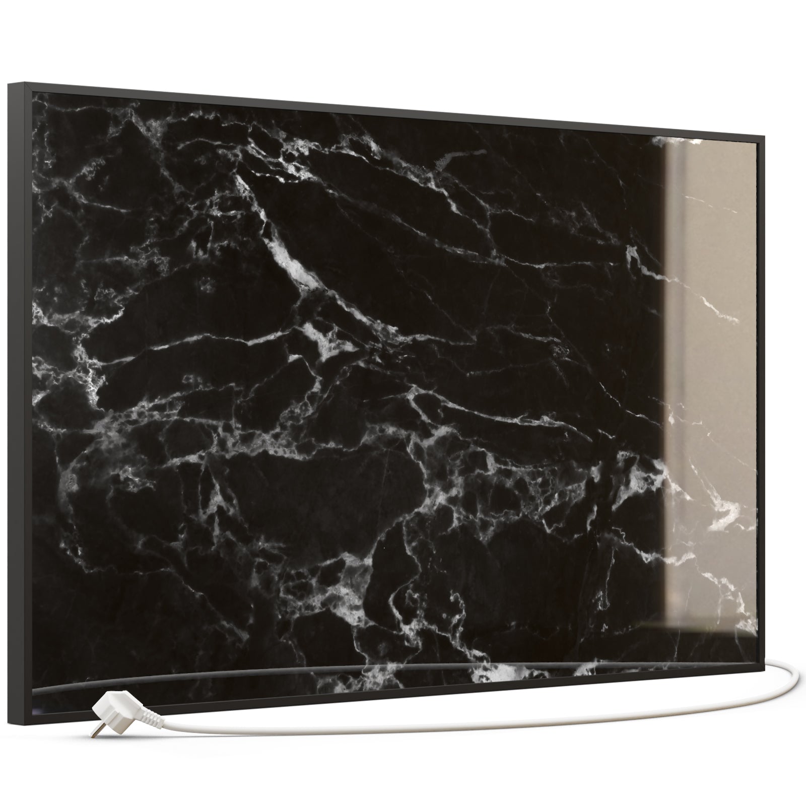 Glas Infrarotheizung 600W 069 Schwarz