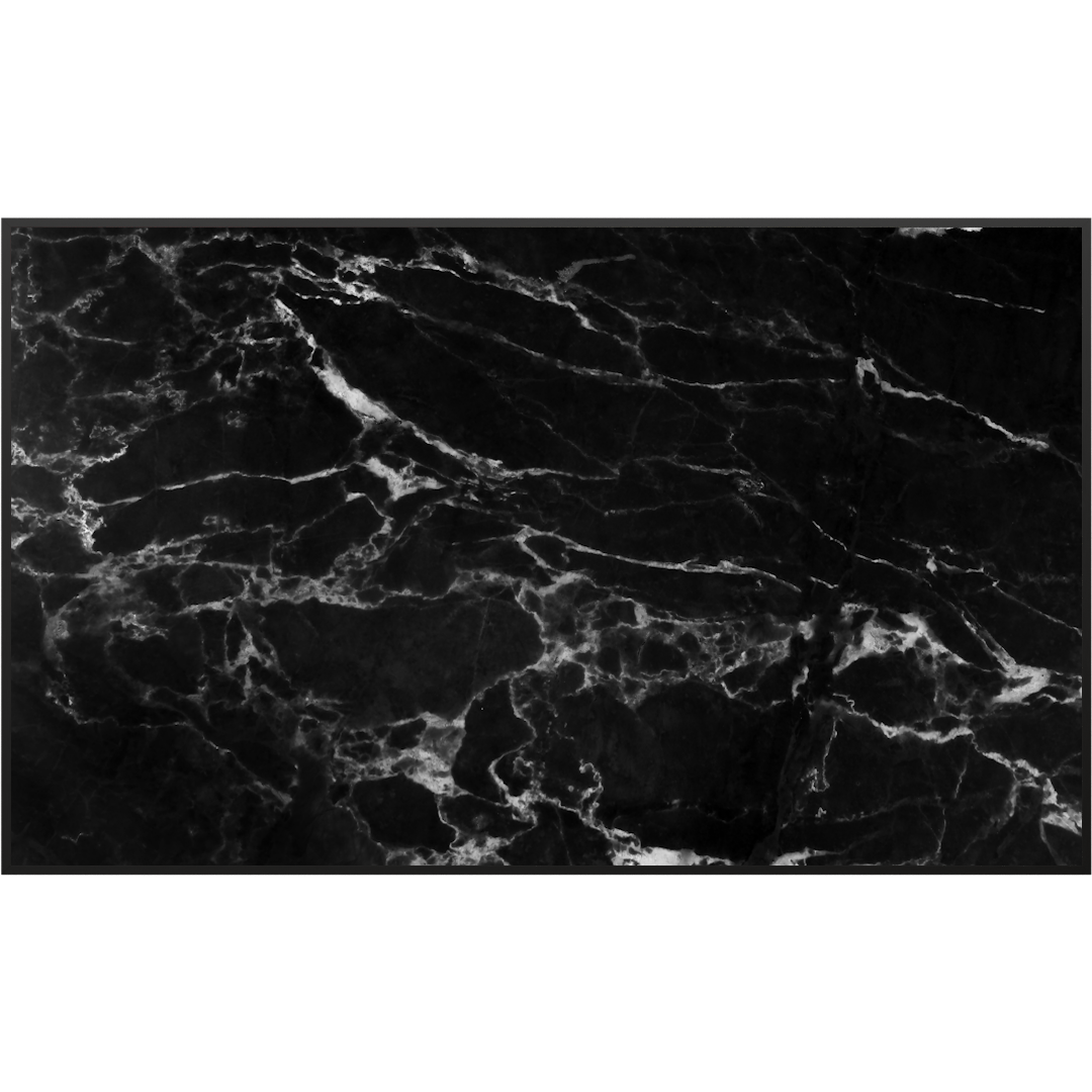 Deko Glas Wandbild Motiv 069 Marmor Schwarz
