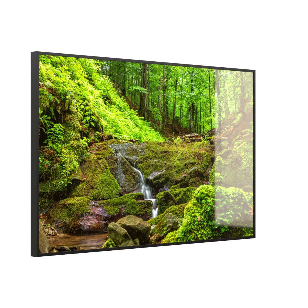 Deko Glas Wandbild Motiv 072 Waldbach