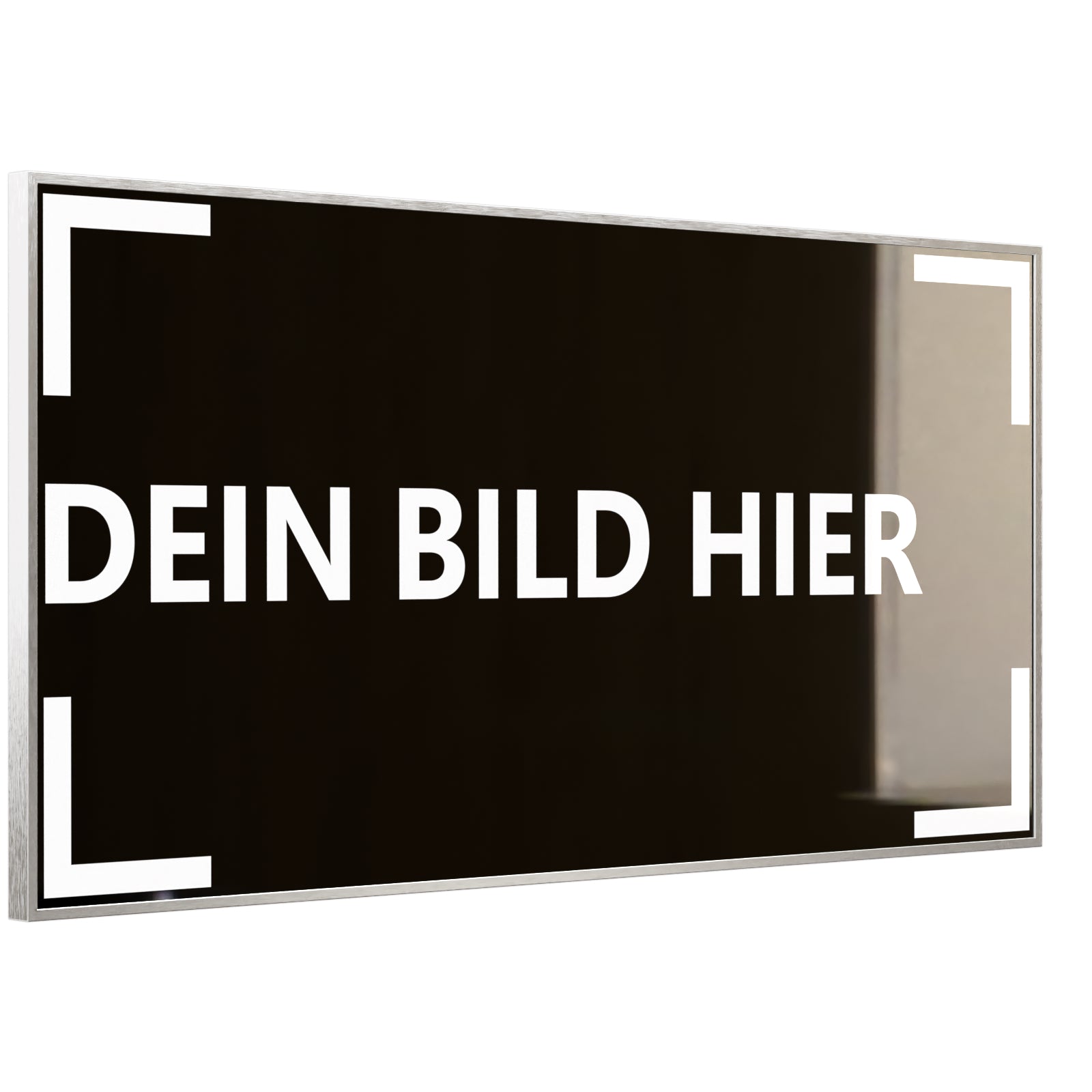 Deko Glas Bild Eigenes Motiv 120,5x60,5cm