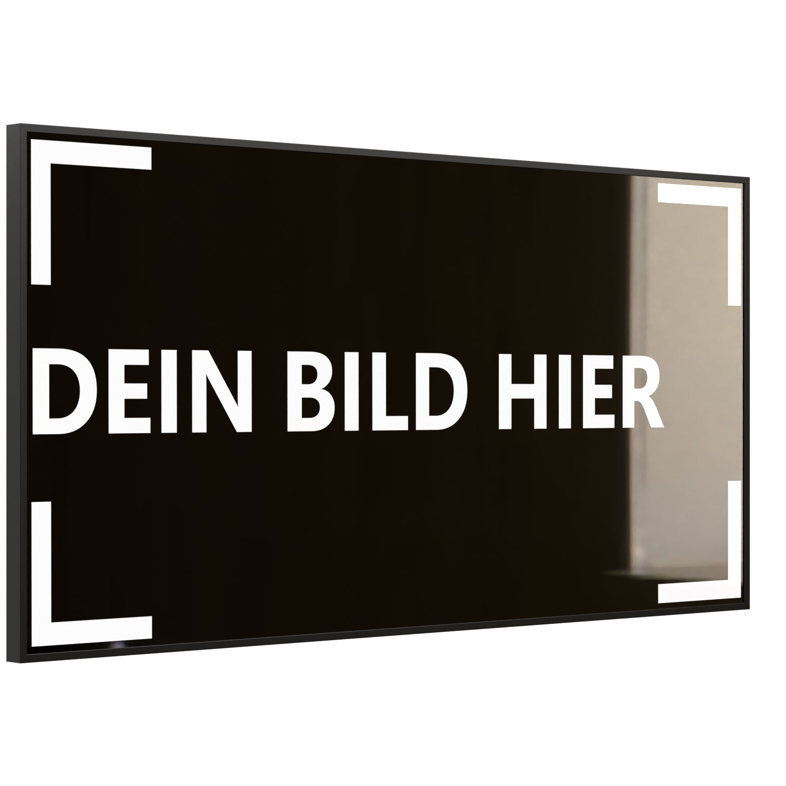 Deko Glas Bild Eigenes Motiv 120,5x60,5cm