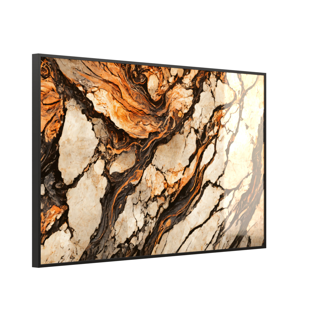 Glas Infrarotheizung 350-1200W Motiv 075 Marmor