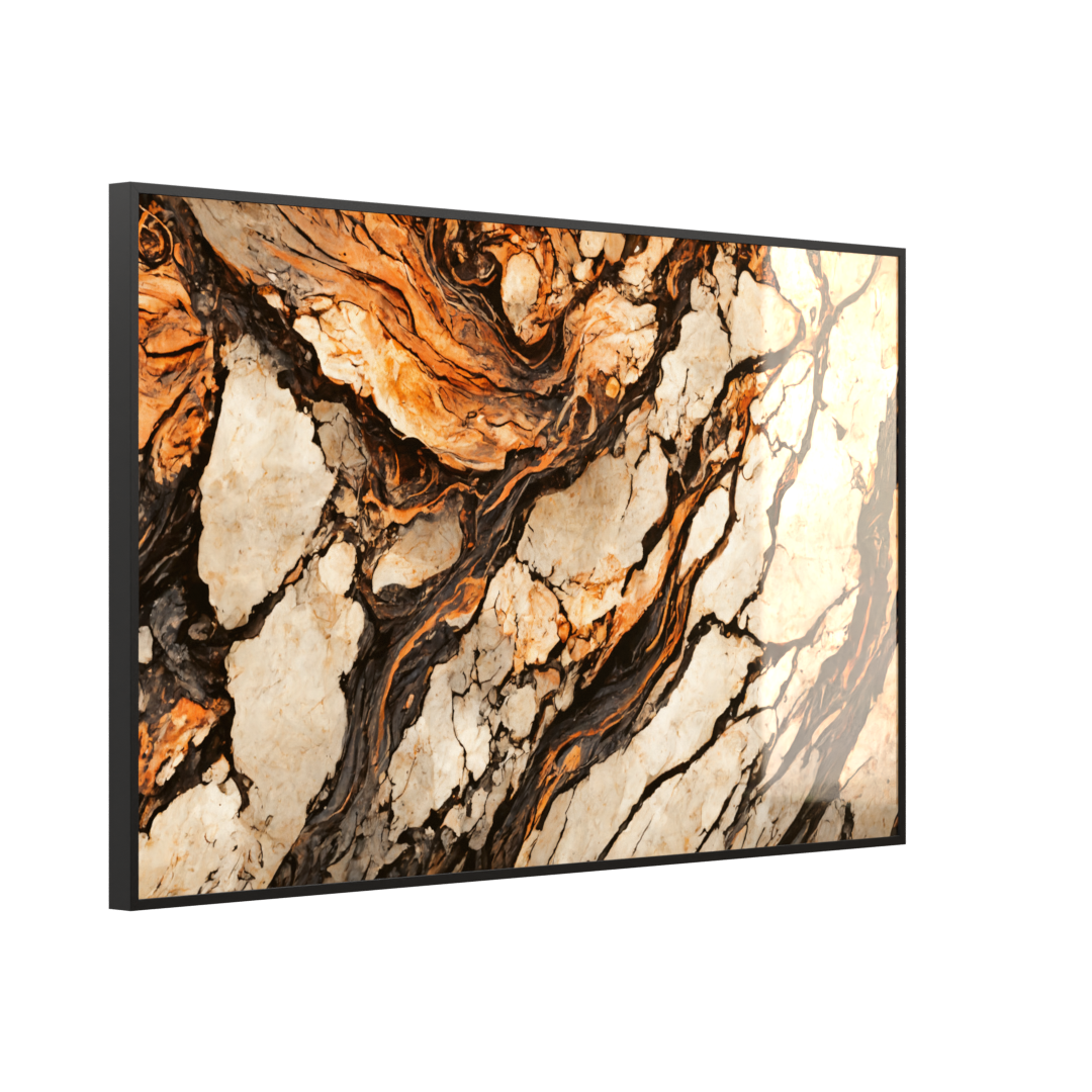 Glas Infrarotheizung 350-1200W Motiv 075 Marmor