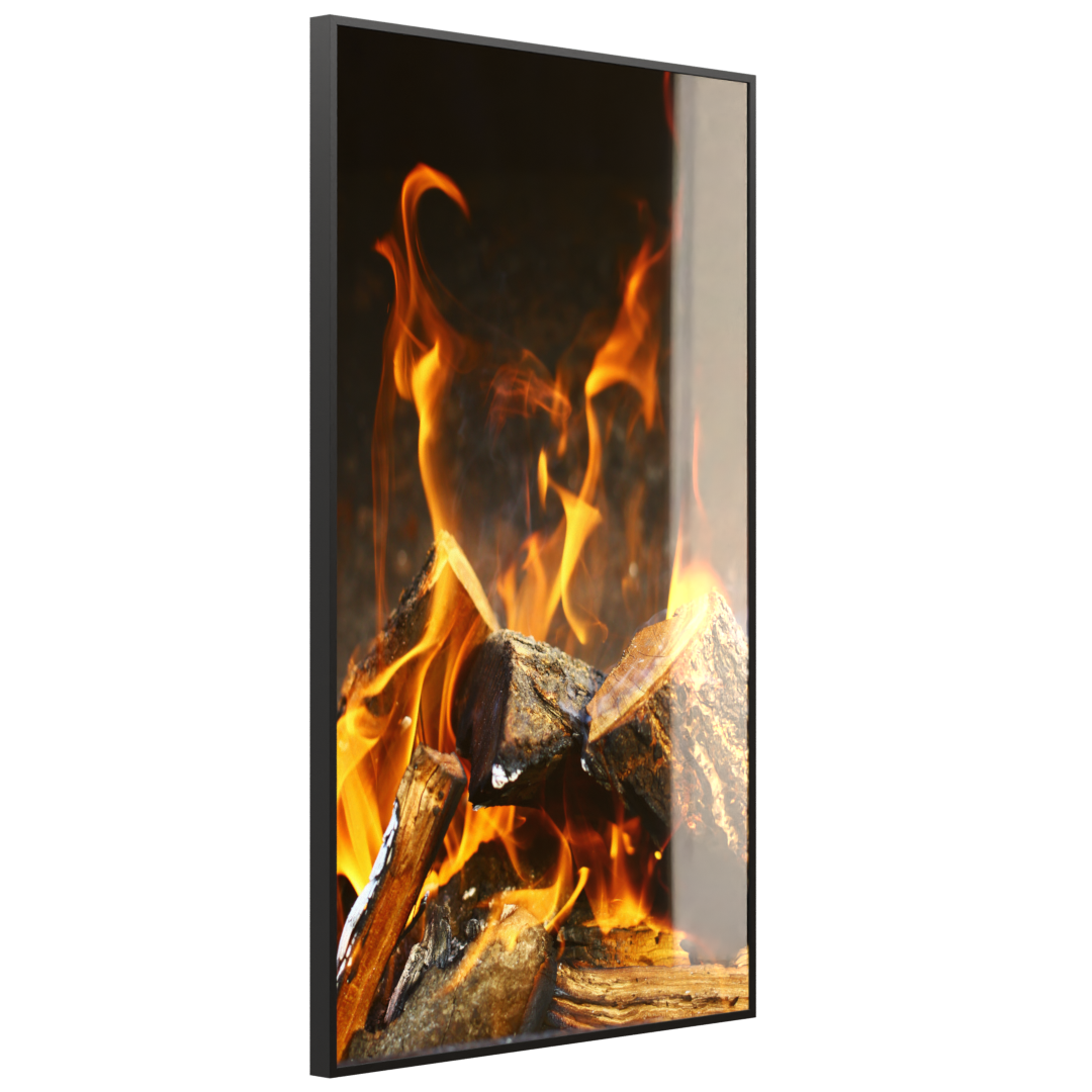 Deko Glas Wandbild Motiv 077h Feuerstelle