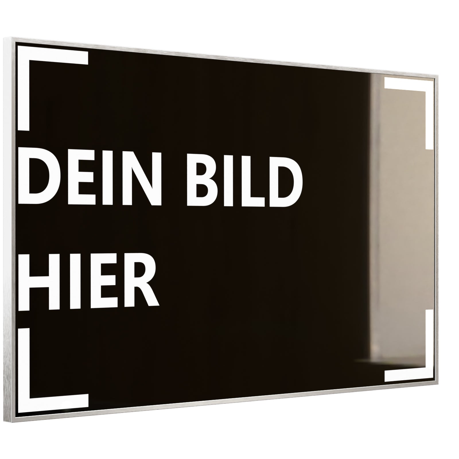 Deko Glas Bild Eigenes Motiv 120,5x74cm