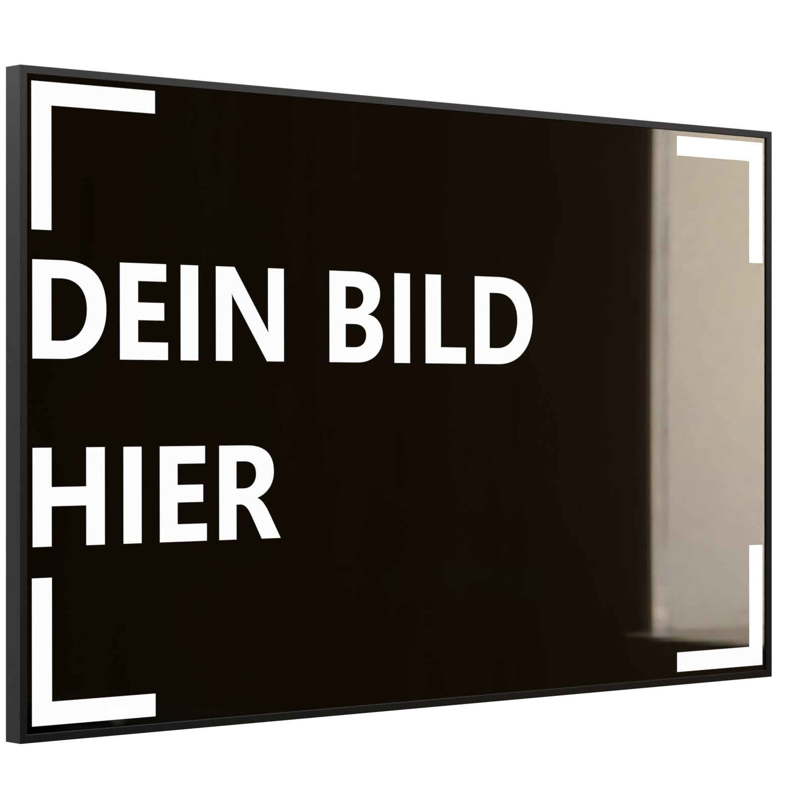 Deko Glas Bild Eigenes Motiv 120,5x74cm