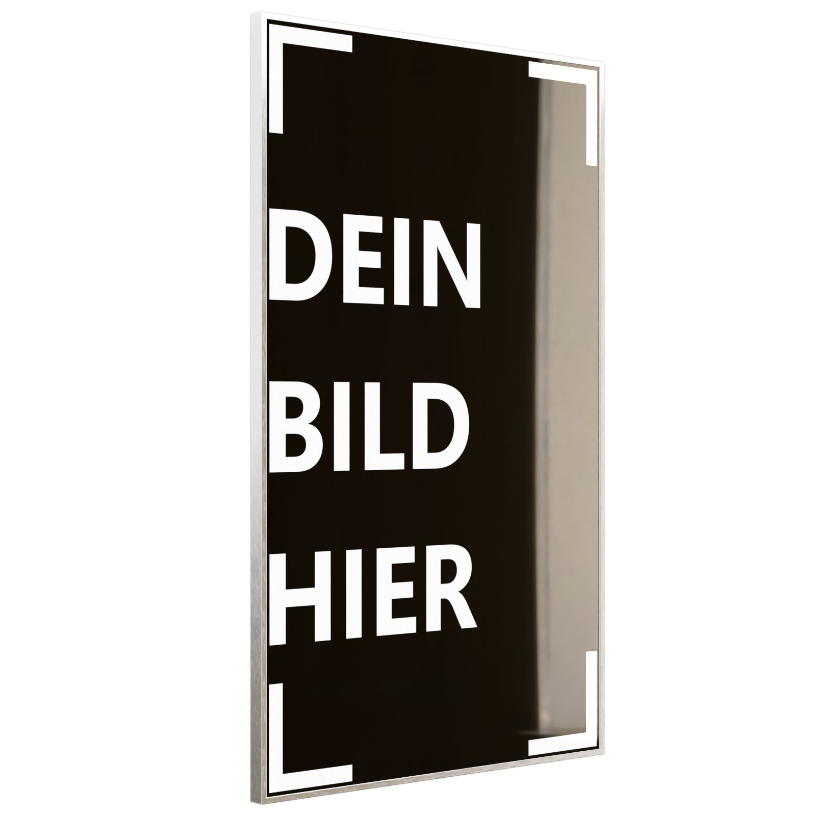 Deko Glas Bild Eigenes Motiv 74x120,5cm Hochformat