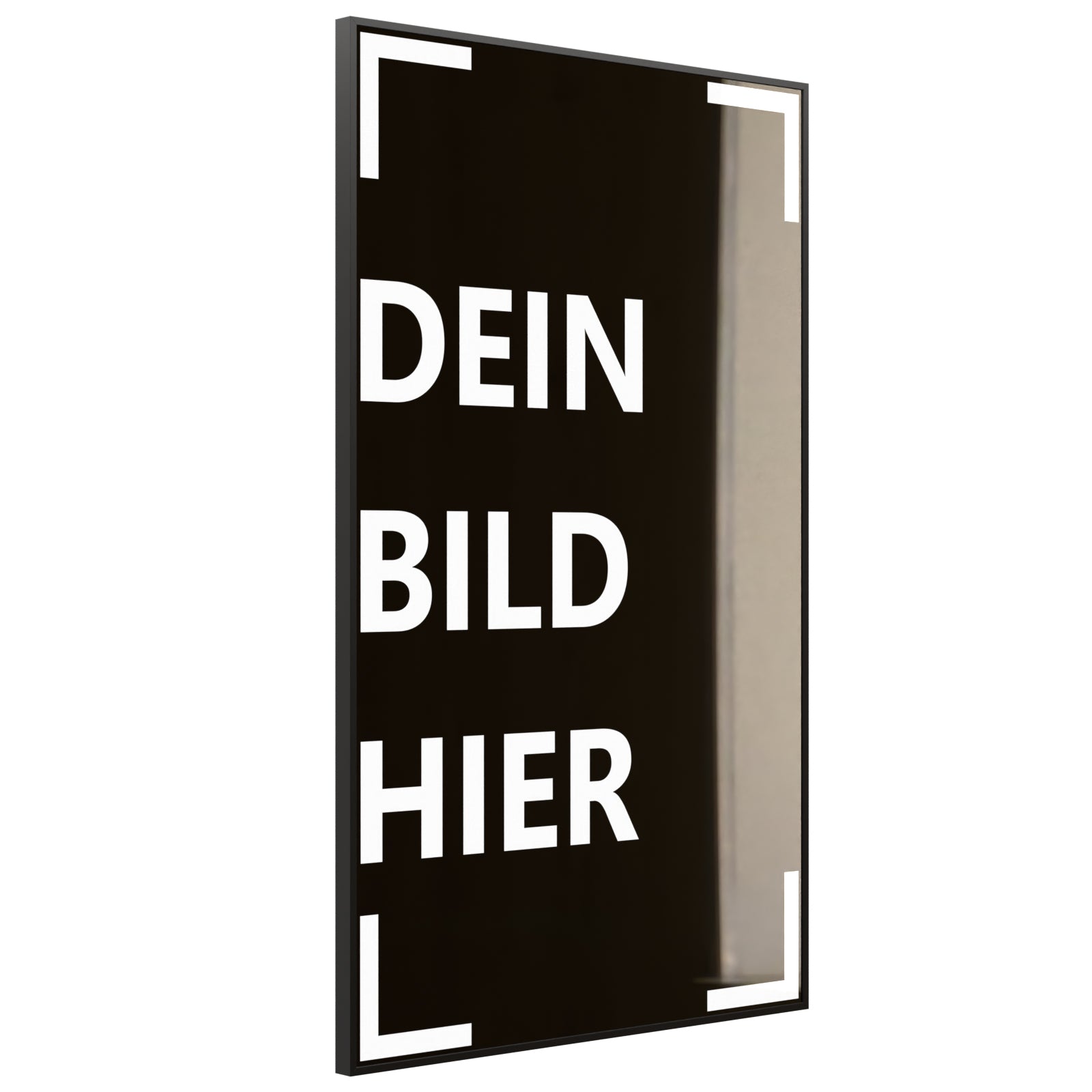 Deko Glas Bild Eigenes Motiv 74x120,5cm Hochformat