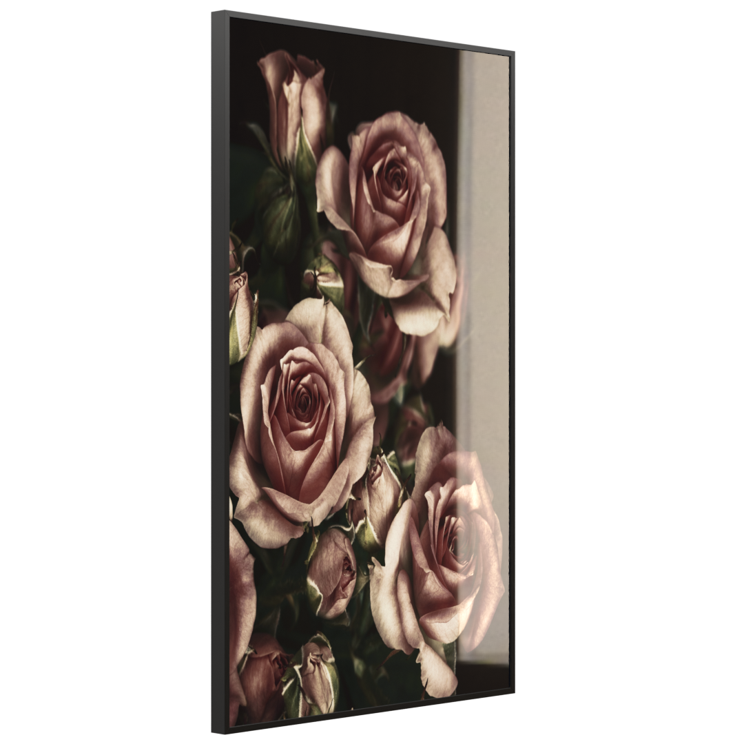 Deko Glas Wandbild Motiv 007H Rosen